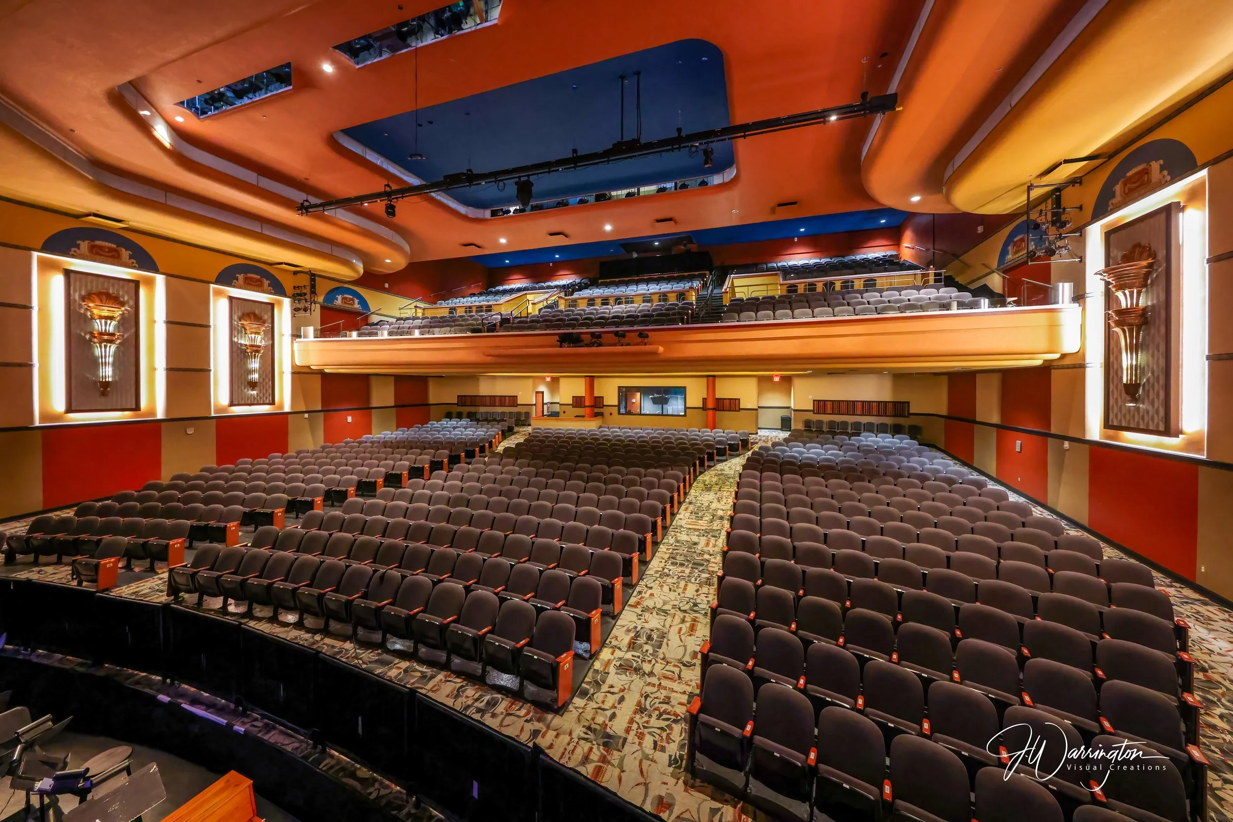 Beautiful Donnell Theater architecture photography by northwest Ohio photographer