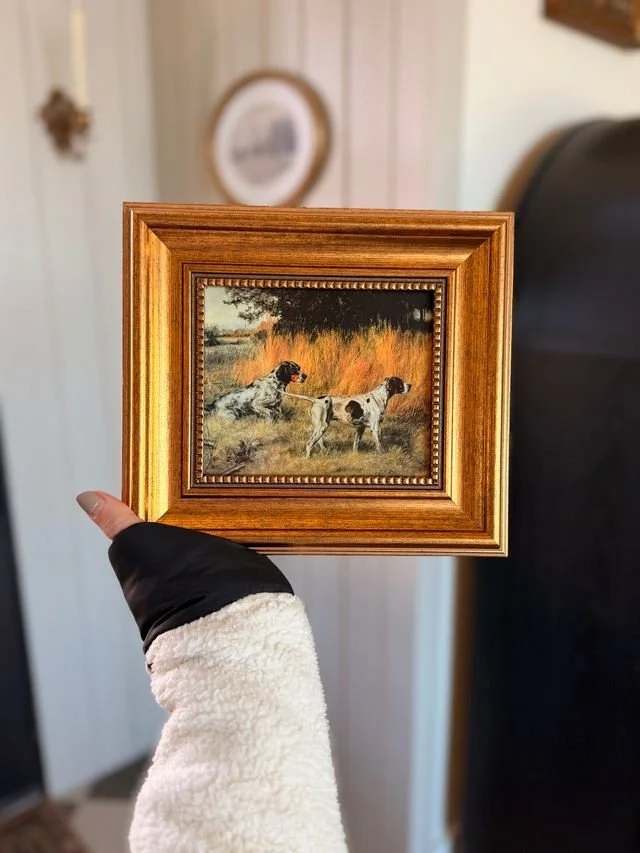 Timeless Charm Framed Oil Painting Reproduction