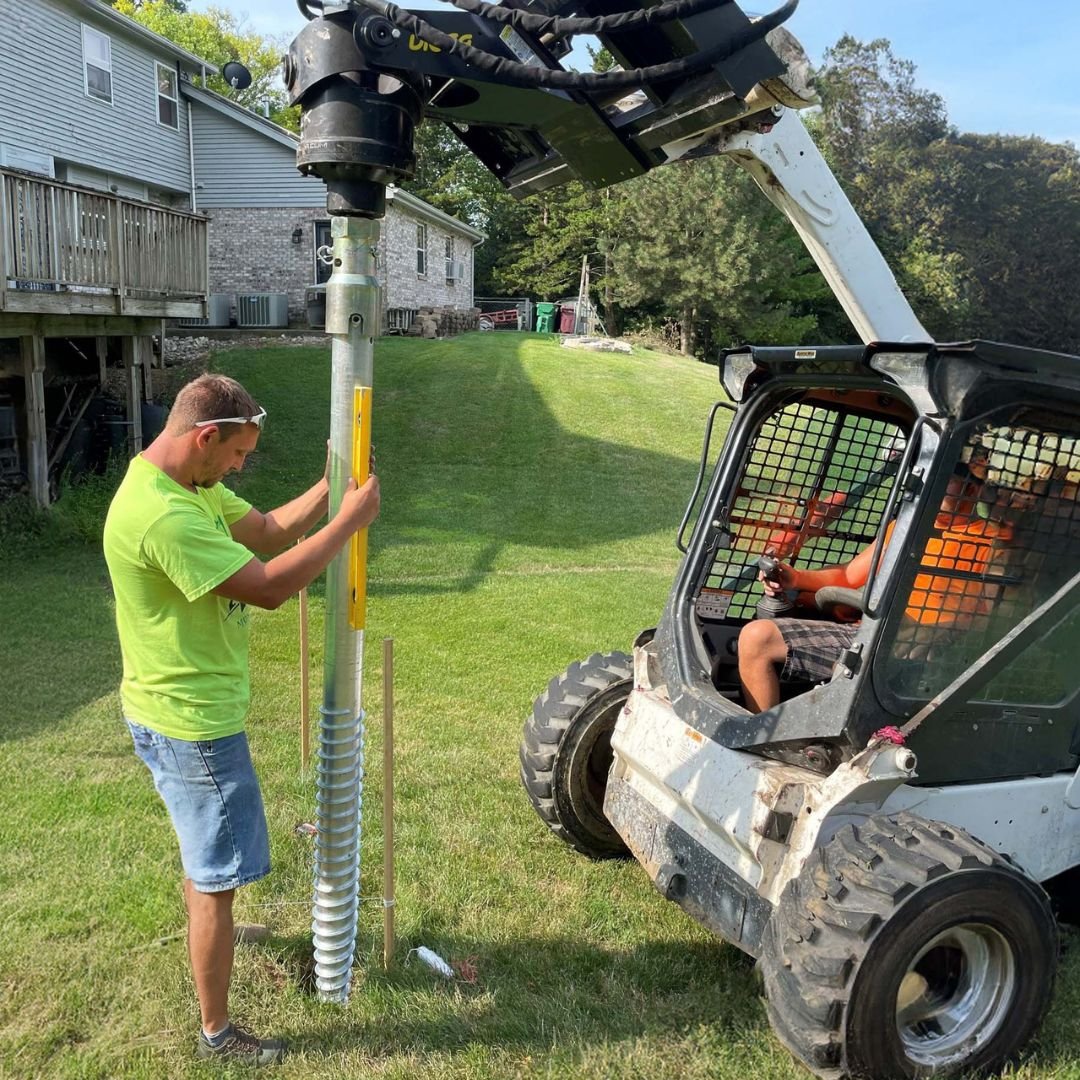 🌞🔋 Securing Solar Power with Ground Screws!

🔹 Step 1: Installing ground screws to create a stable foundation for your solar panels.
🔹 Step 2: Setting up the framework, ensuring everything is secure and properly aligned.
🔹 Step 3: Finalizing the