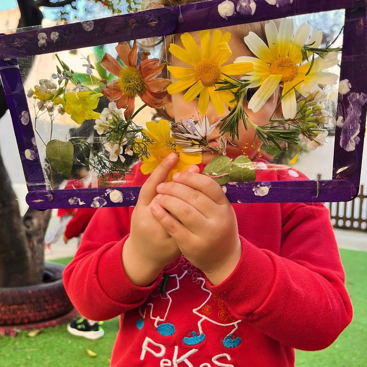 Primavera 🌺🌿 #spring #primavera #flores #kids #ni&ntilde;os #children #nursingschool #guarderia #bebes #babiesofinstagram