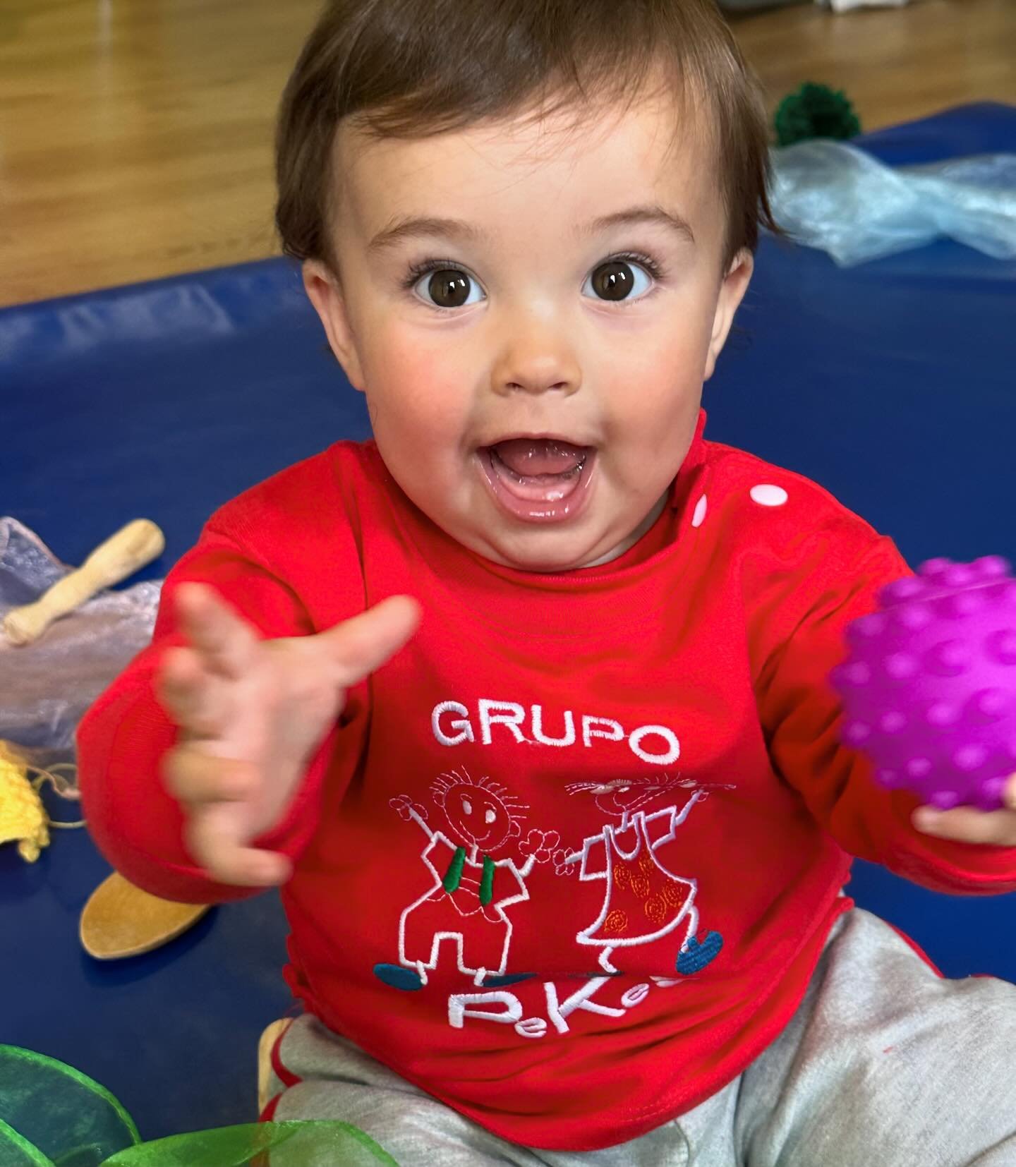 Somriures ☺️☺️☺️ #risas #kids #chidren #bebes #babies #baby #smile #ni&ntilde;os #guarderia #nursery #kindergarten #photo #photooftheday #babiesofinstagram #wednesday