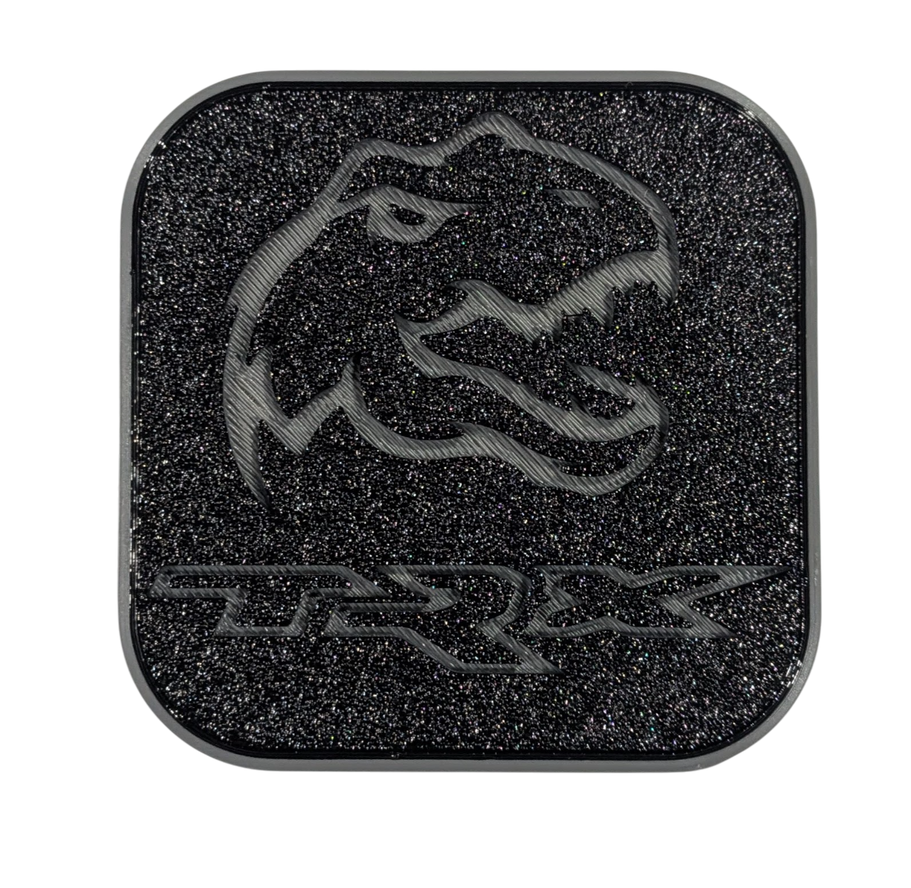 TRX Hitch Cover Custom Made for Your Truck 2in Receiver - DARK GRAY