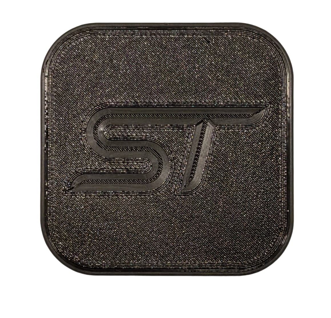 ST Hitch Cover Custom Made for an Explorer/Edge 2 inch Receiver - BLACK