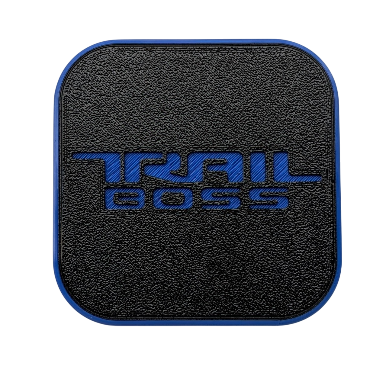 Trail Boss Hitch Cover Custom Made for Your Truck or SUV 2in Receiver - BLUE