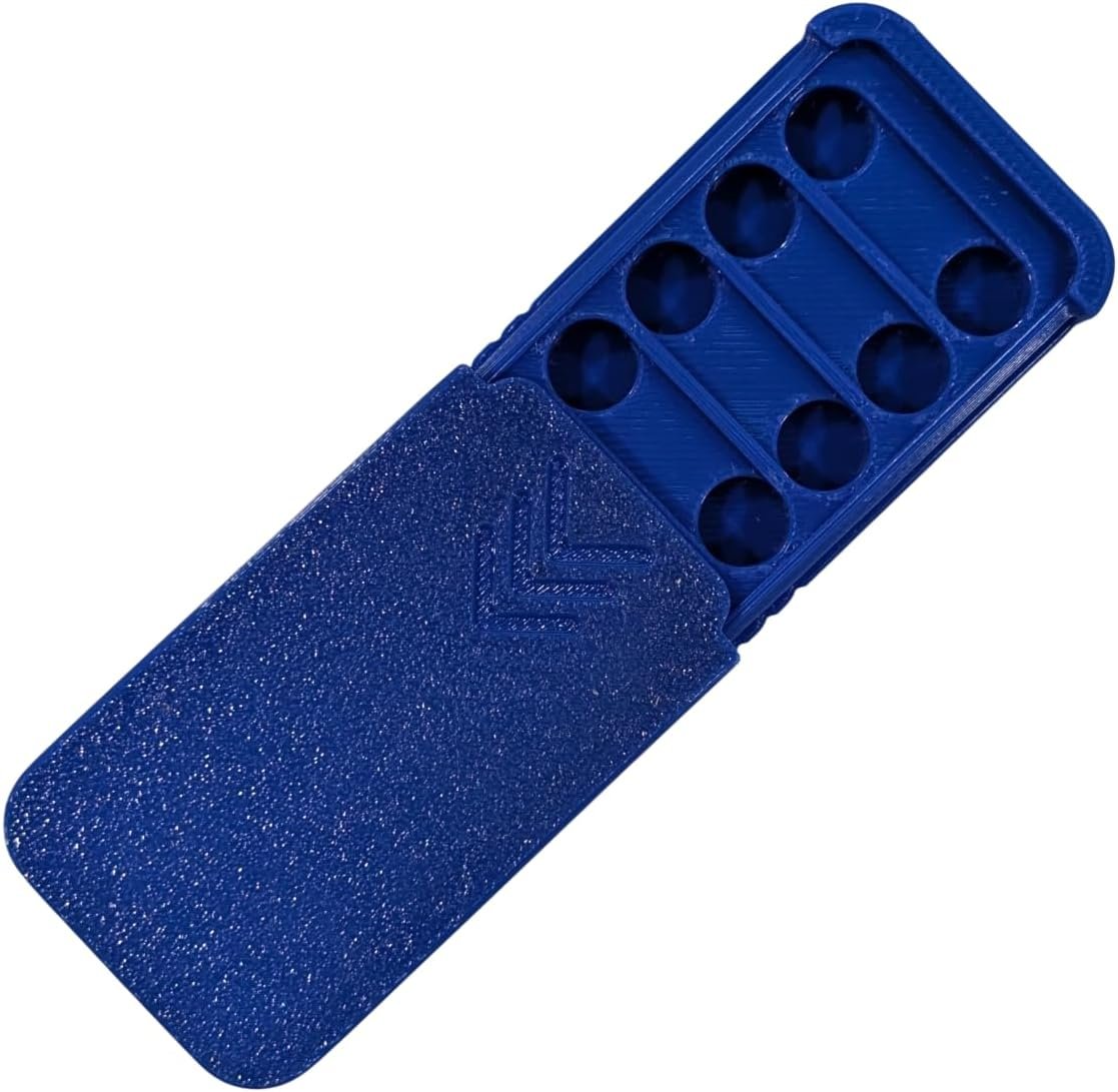 Size 13 Hearing Aid Pocket Size Battery Case - Royal Blue (8)