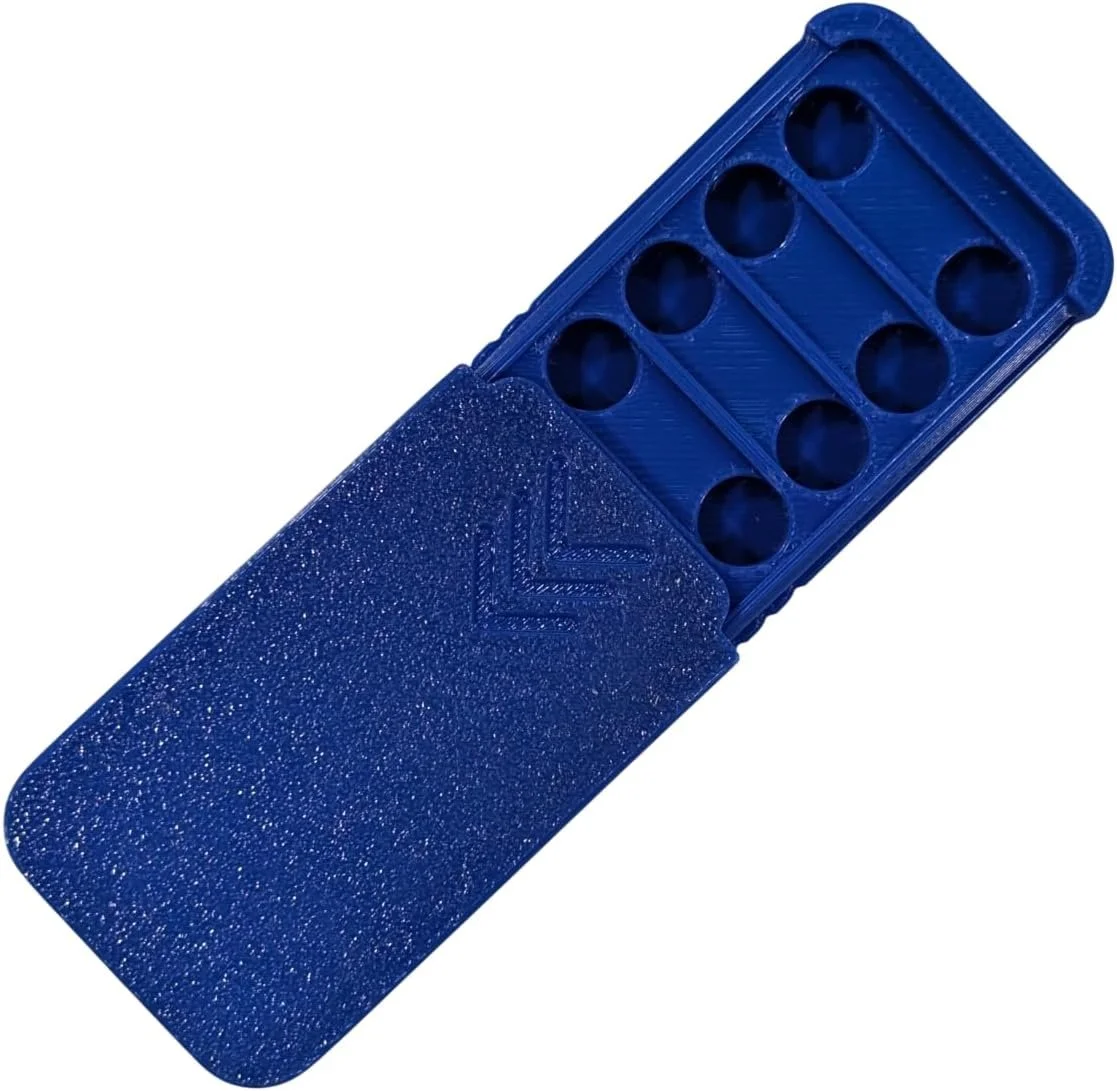 Size 10 Hearing Aid Pocket Size Battery Case - Royal Blue (8)