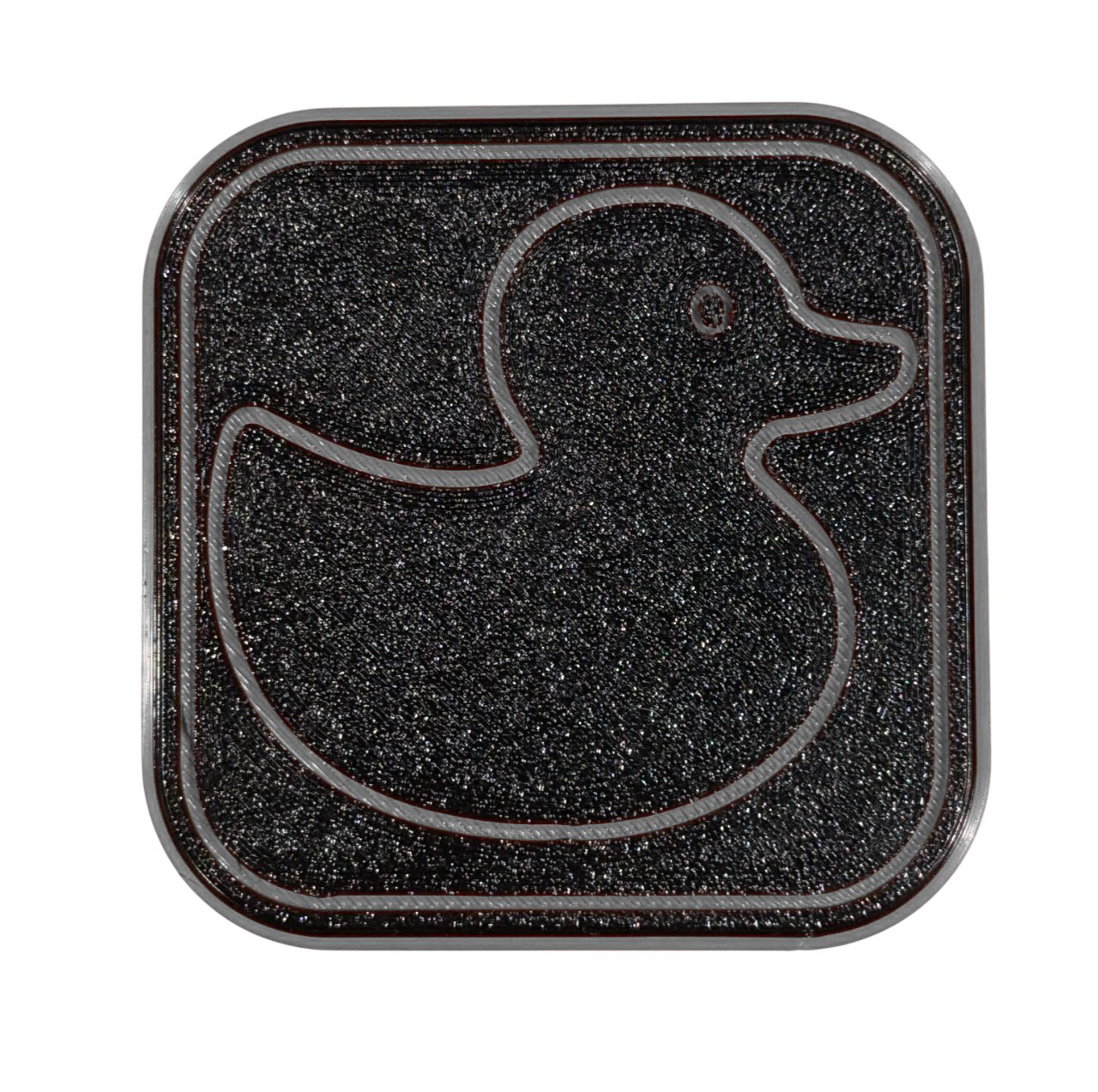 Rubber Ducky Hitch Cover Custom Made for Your Truck, SUV or Jeep 2in Receiver - DARK GRAY