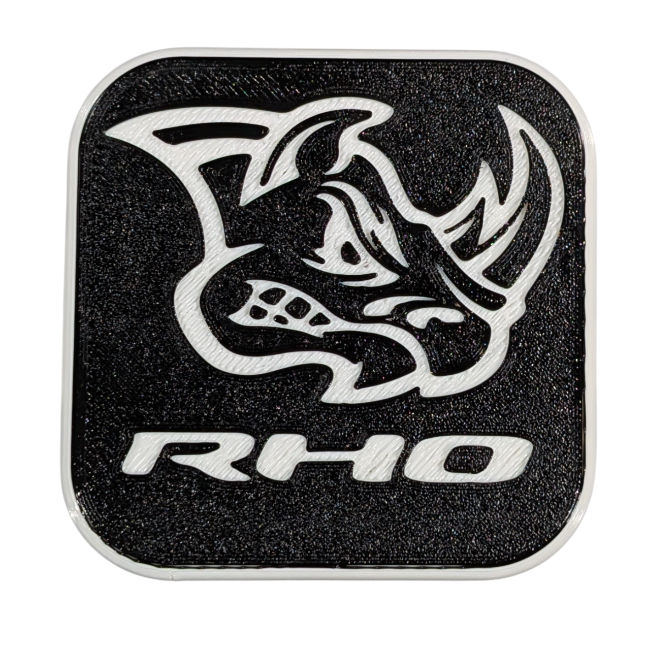 RHO Hitch Cover Custom Made for Your Truck 2in Receiver - WHITE