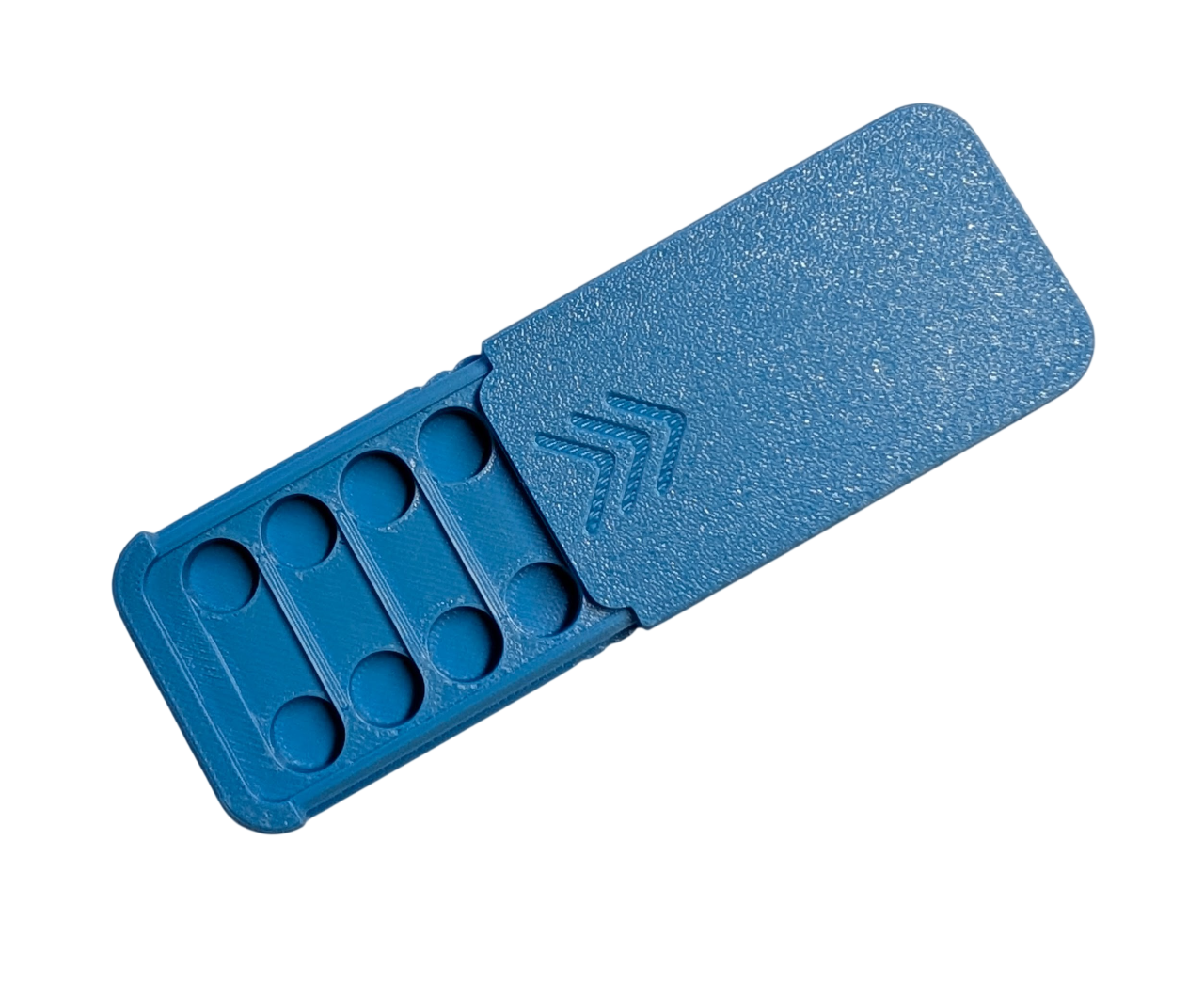 Size 13 Hearing Aid Pocket Size Battery Case - Sky Blue (8)