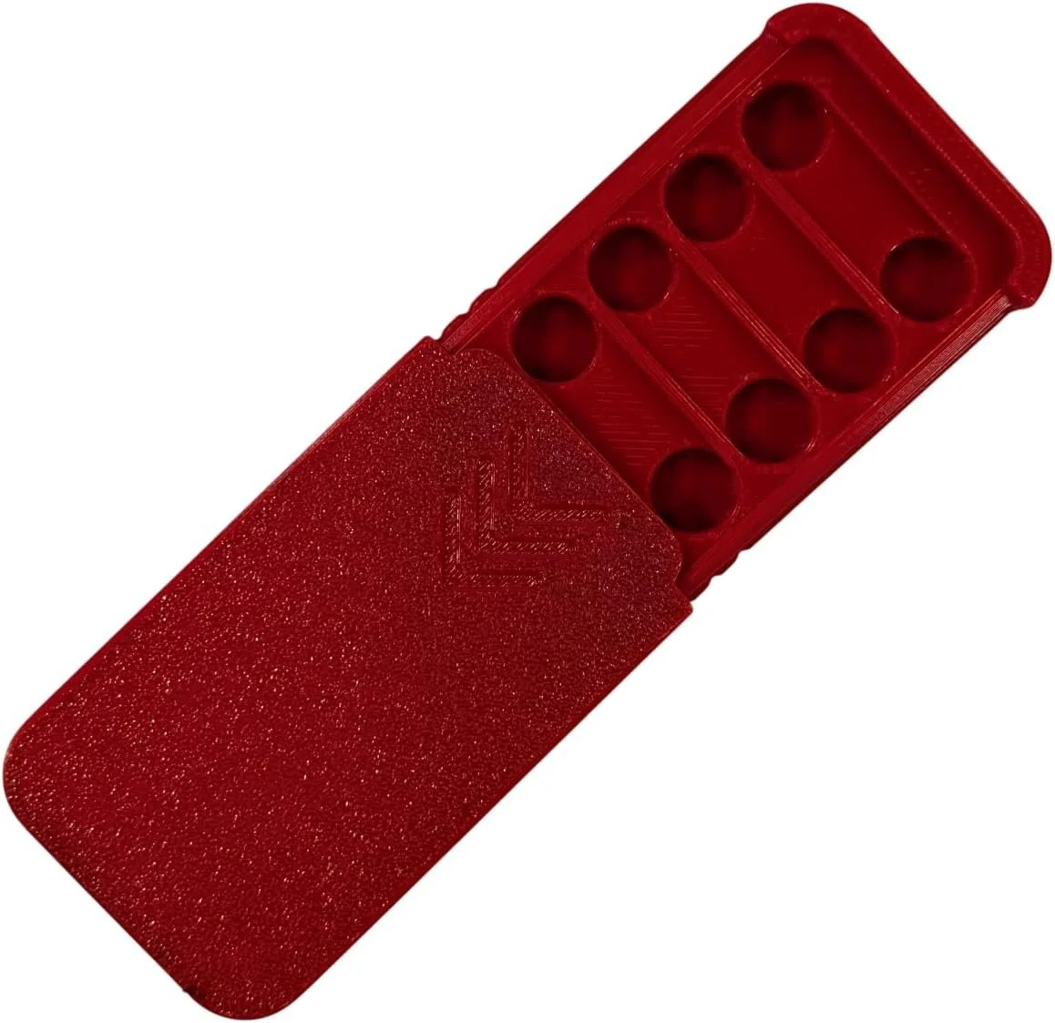 Size 10 Hearing Aid Pocket Size Battery Case - Red (8)