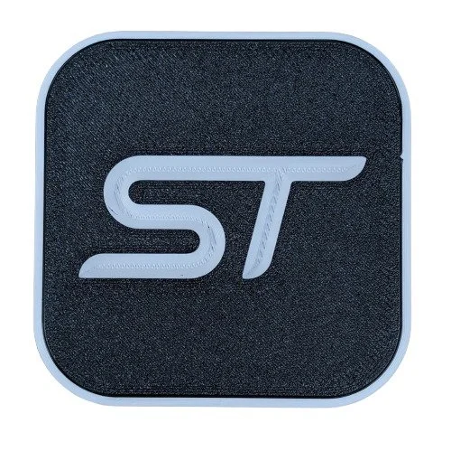 ST Hitch Cover Custom Made for an Explorer/Edge 2 inch Receiver - WHITE