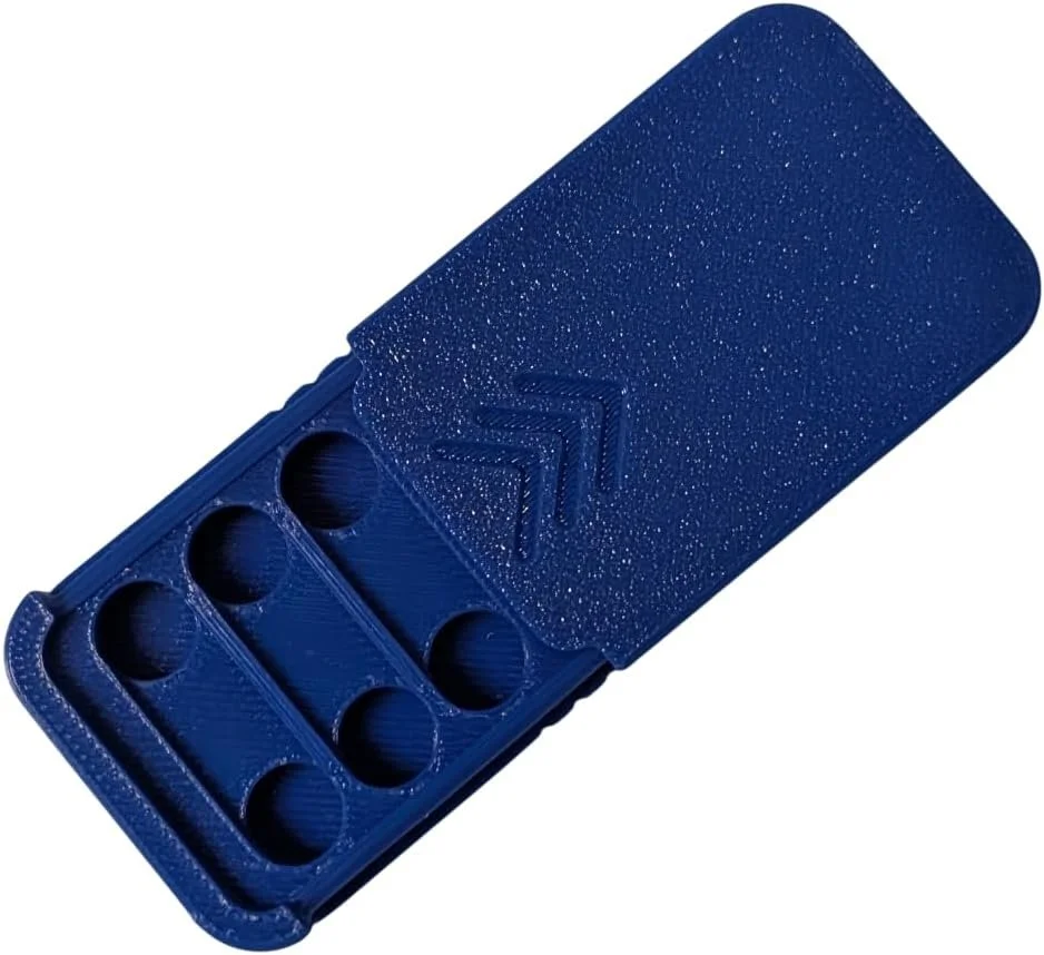 Size 312 Hearing Aid Pocket Size Battery Case - Royal Blue (6)