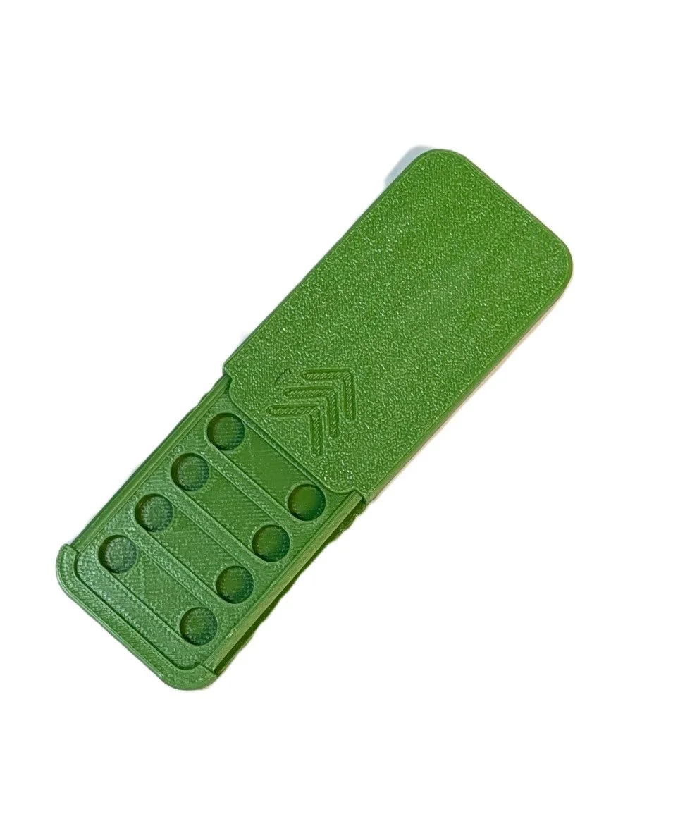 Size 10 Hearing Aid Pocket Size Battery Case - Olive (8)