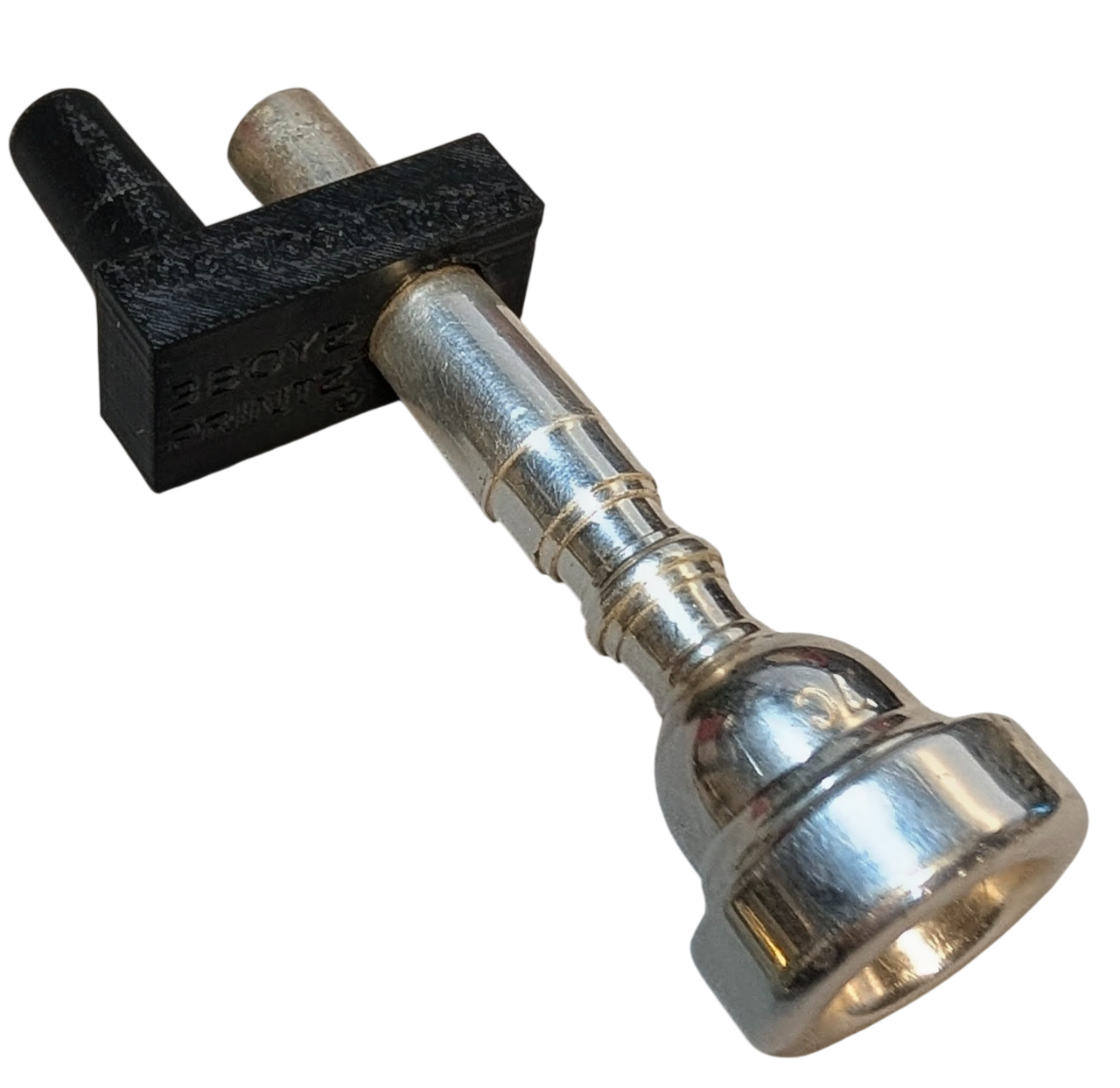 The Toot Tutor - Brass Instrument Mouthpiece Adapter for Silent Embouchure & Lip Buzzing Practice