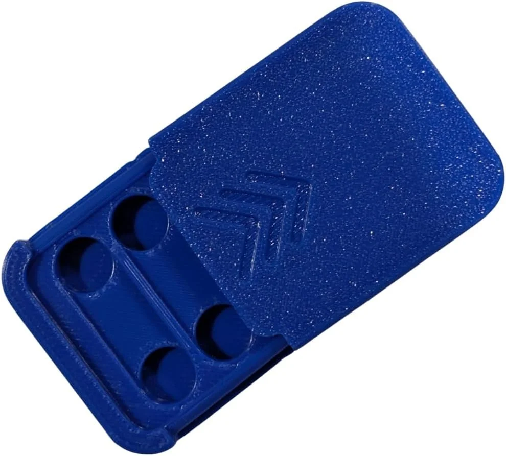 Size 312 Hearing Aid Pocket Size Battery Case - Royal Blue (4)