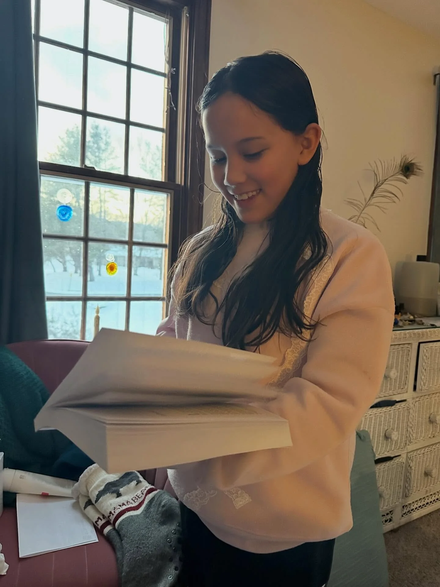 Maggie: &ldquo;Mom! You finished your book, like really finished it!?&rdquo; 😂
Me: &ldquo;Yes, what do you think?&rdquo;
Maggie: &ldquo;Great job mom! You should be really proud of yourself.&rdquo;
Me: &ldquo;I am proud. It was a BIG project. Thanks