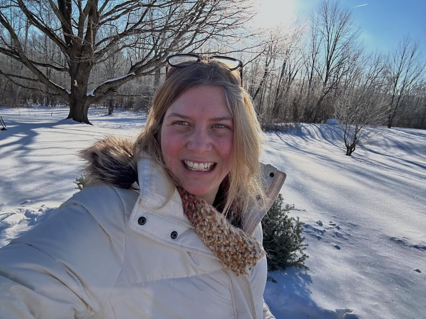 The sparkle of the snow on my wintery walk was breath-giving this morning ❄️❤️