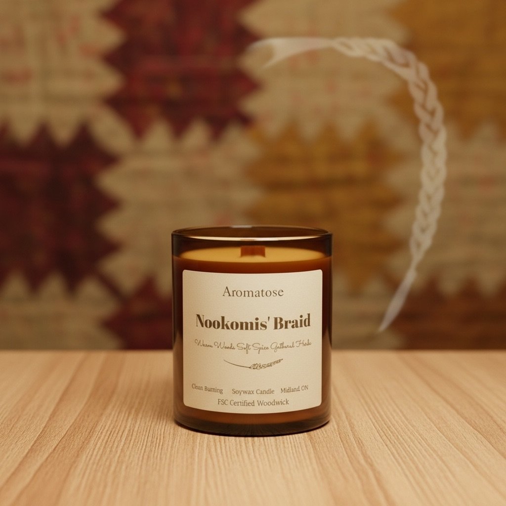 Nookomis’ Braid – Soy Wax Candle