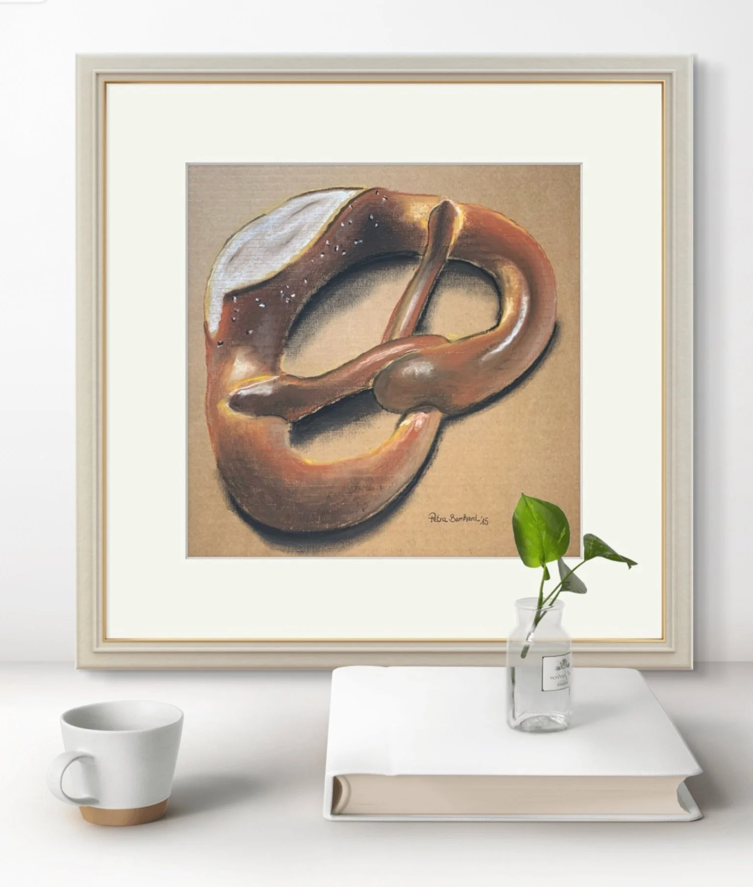 Brezel in Pastell