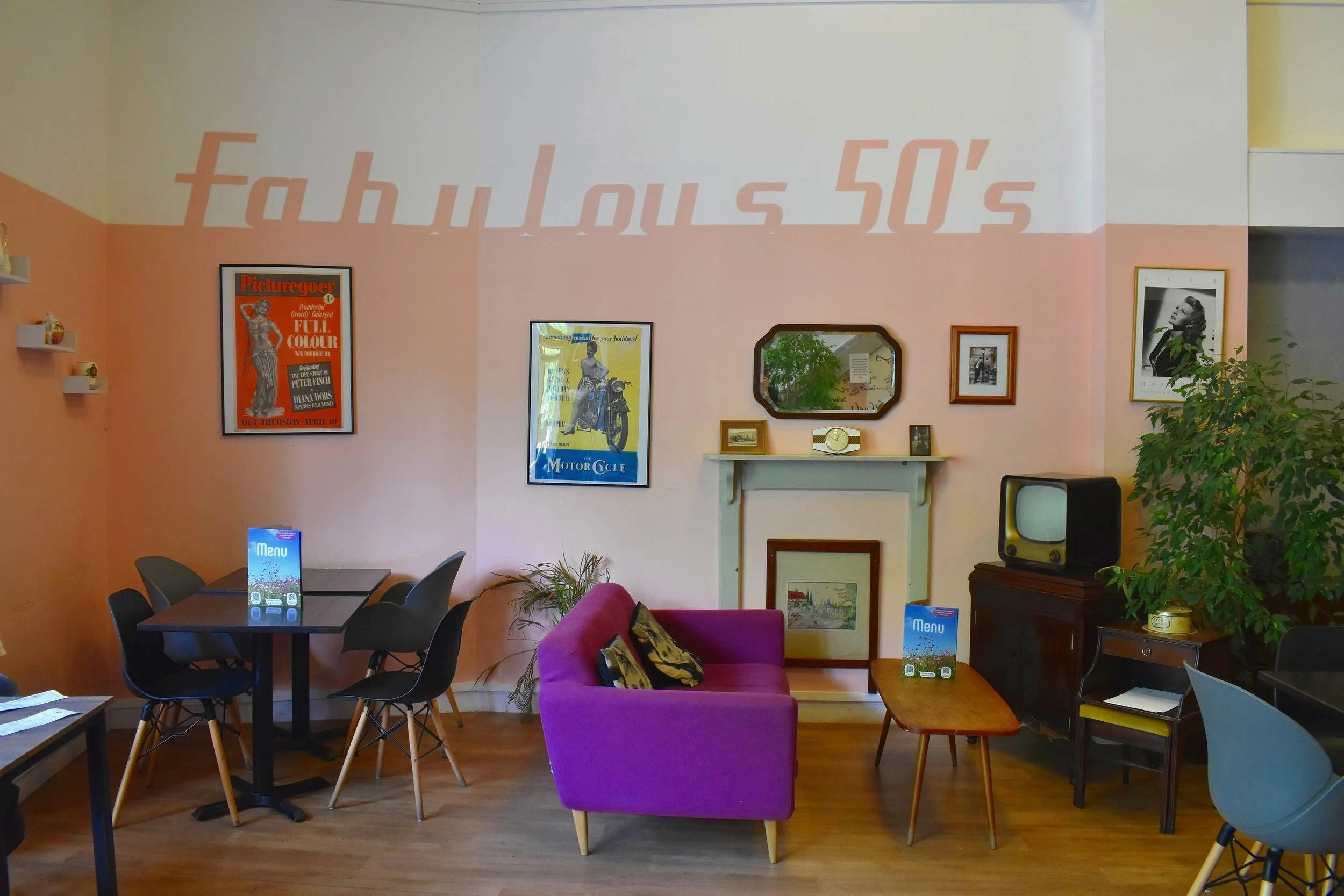 Retro cafe in Plymouth