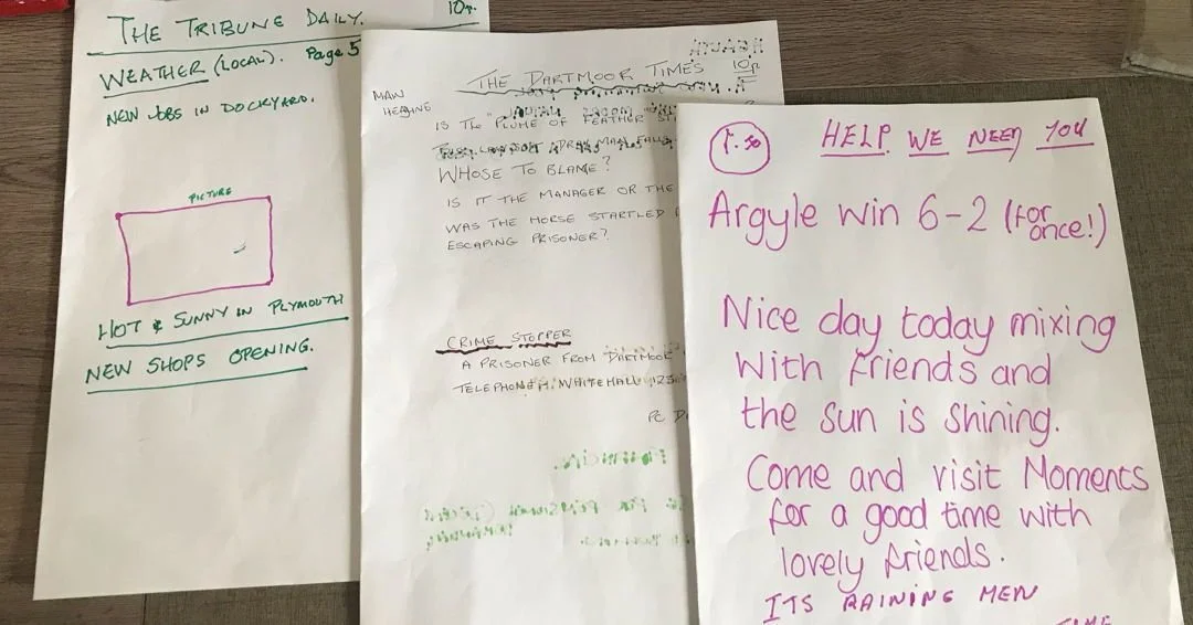 Plymouth's Press is IN! 📰 

Our Plymouth-based CST+ group turned into news tycoons this week, stopping the presses to create their very own homemade newspapers!

Working in small groups, they tackled all the big decisions: choosing a title, setting 