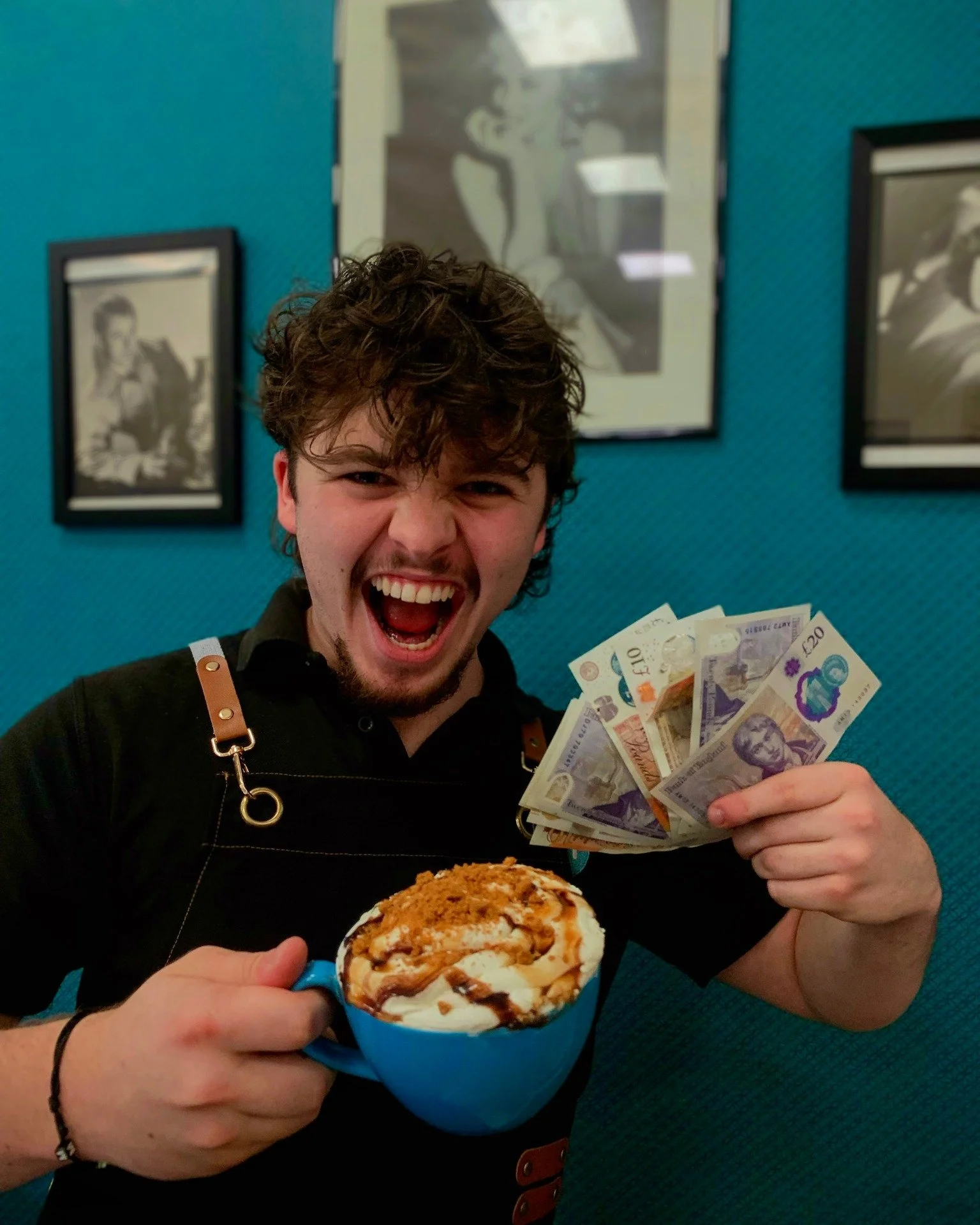 Forget the cold! Next week, we're launching our most decadent Winter Warmer Drinks Menu yet🤩

Starting strong with our first two stunners:

💰 Riley the Billionaire's Hot Chocolate:  Dive into a cup of rich hot chocolate swirled with caramel syrup. 