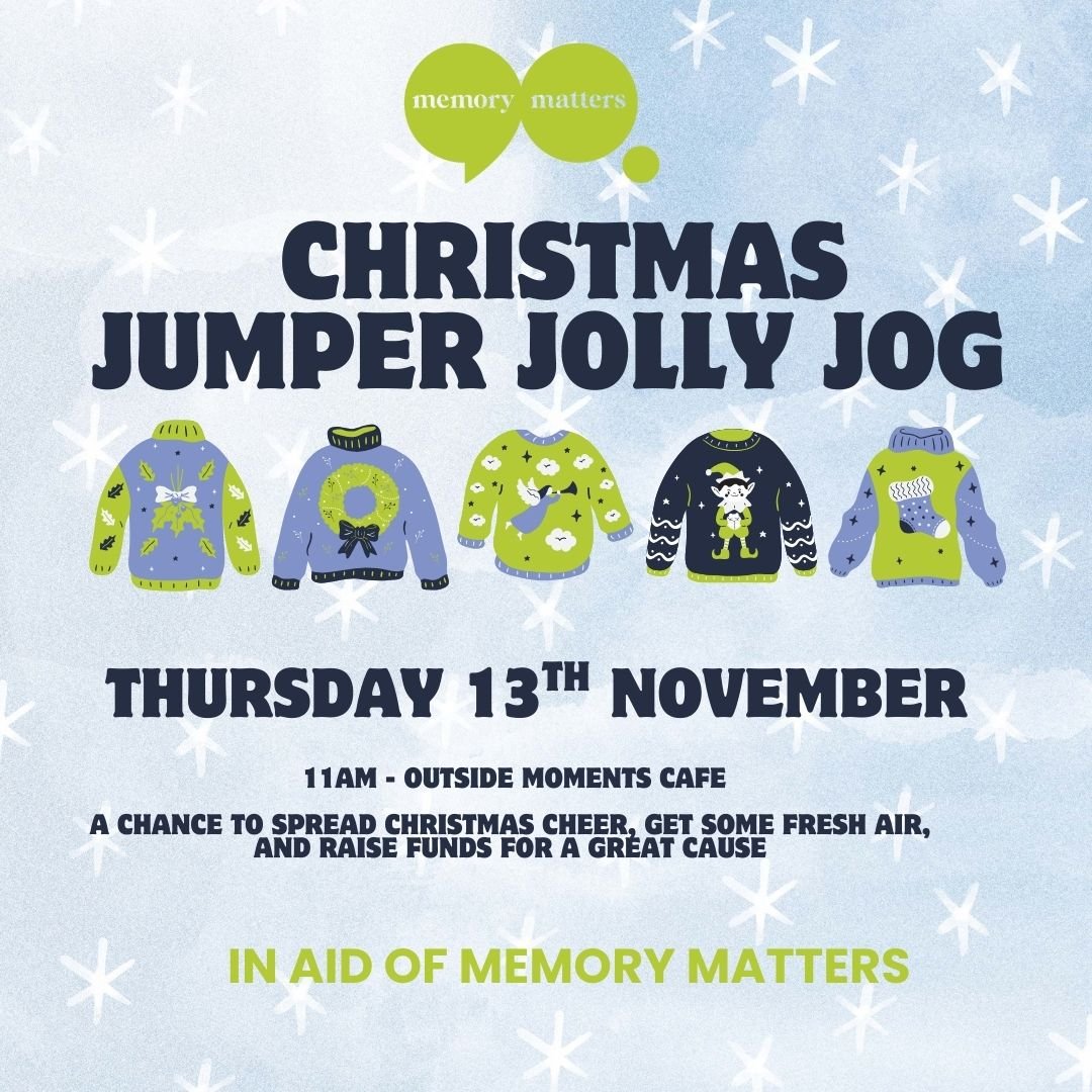 The Big Day is Almost Here! Get Ready to Jingle!

Just one more sleep until our Christmas Jumper Jolly Jog, and we honestly cannot wait to see you! The Memory Matters team is already buzzing with festive excitement!

We've been keeping a close eye on