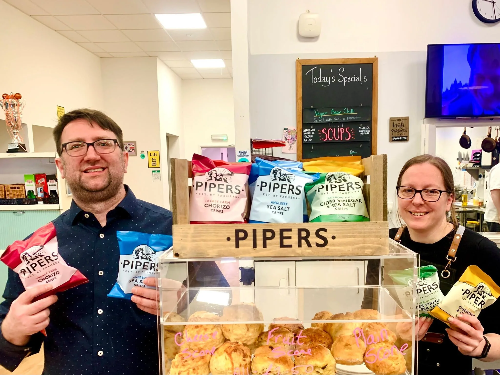 At Moments Cafe Plymouth we&rsquo;re all about the little extras that make your lunch that bit better 

Our team have been busy taste testing the new @piperscrisps  range (someone had to do it 😉) and they&rsquo;ve officially earned the crunch seal o