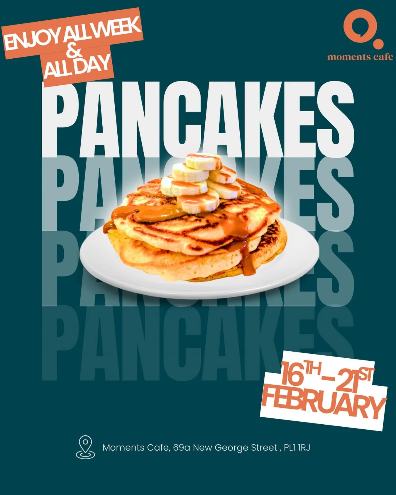 Get ready&hellip; it&rsquo;s Pancake Week at Moments Cafe 🥞✨

Flipping good treats, plenty of toppings, and lots of reasons to pop in, grab a plate and enjoy the atmosphere. 

Whether you like yours sweet, savoury, or simply classic &ndash; we&rsquo