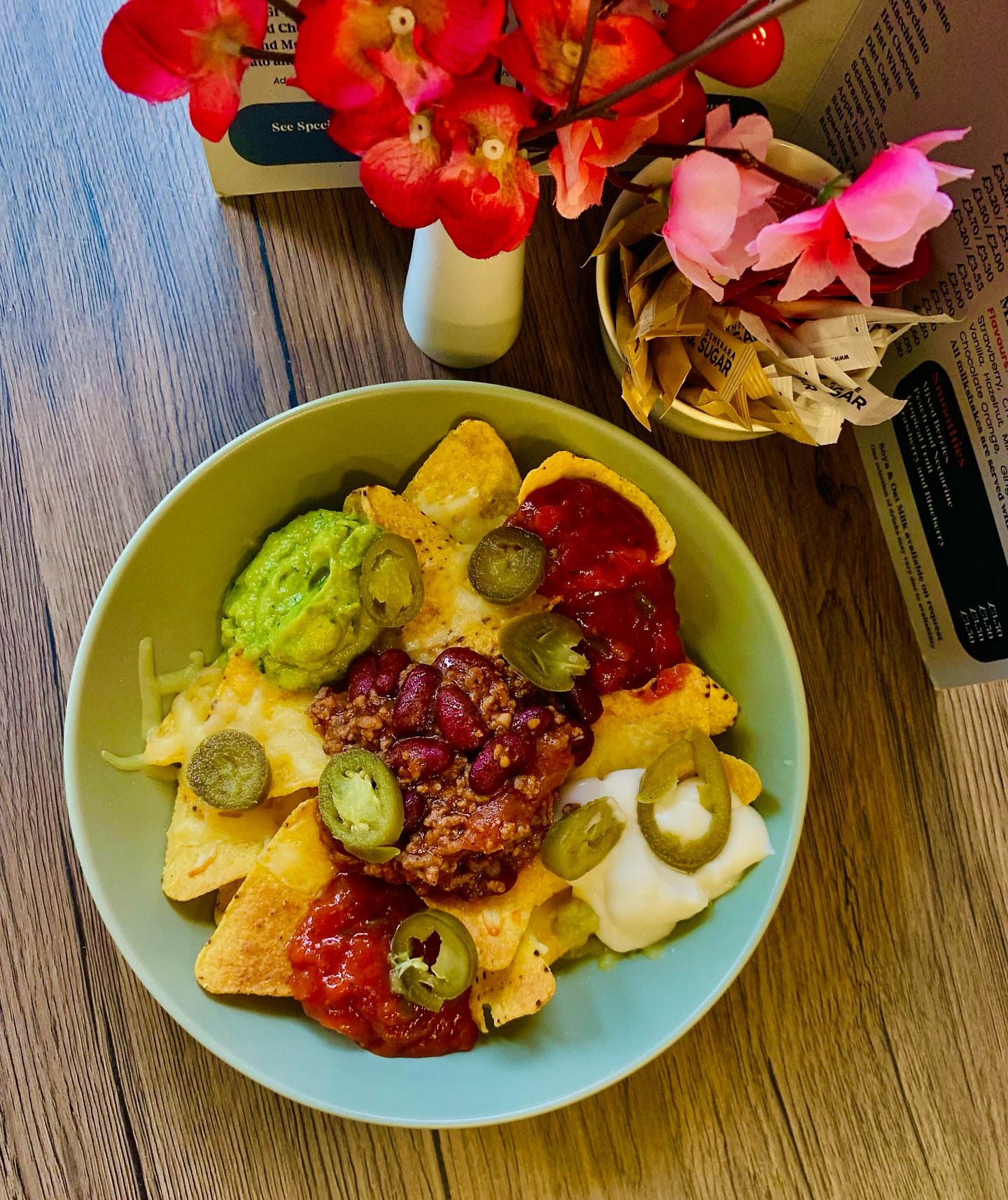 Next Week&rsquo;s Special at Moments Caf&eacute; 🌶️

Our Veggie Chilli Bean Nachos are landing next week and they&rsquo;re packed with flavour &mdash; Crispy nachos topped with our hearty homemade veggie chilli bean mix &mdash; the perfect comfortin