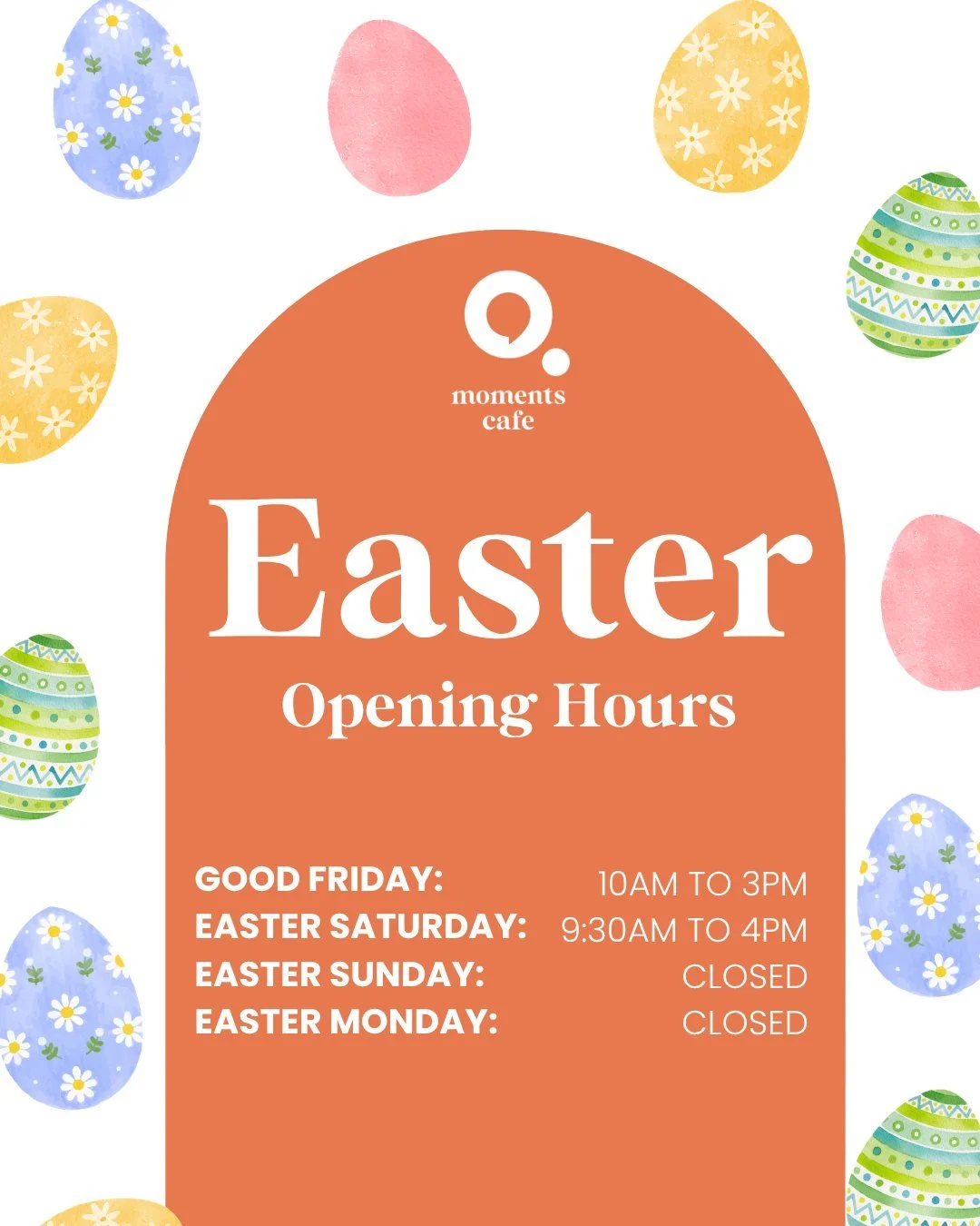 🐥 Easter Opening Times 🐥

We&rsquo;re open this Good Friday and Easter Saturday&mdash;perfect for a catch-up and a treat!

Keep your eyes peeled&hellip; our Easter Caf&eacute; Specials are coming soon! 👀✨

Wishing you all a lovely Easter filled wi