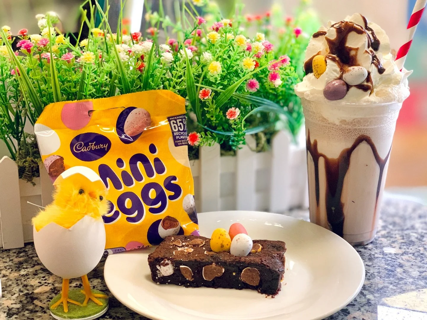 🐣 EASTER TREATS ARE HERE 🐣

🥛🪺 Mini Egg Milkshake &amp; Brownie 🍫🍰

Available until 19th April 👀

We&rsquo;re open Good Friday &amp; Easter Saturday&mdash;
so pop into the cafe, treat yourself, and be part of something bigger 💛

Every visit h