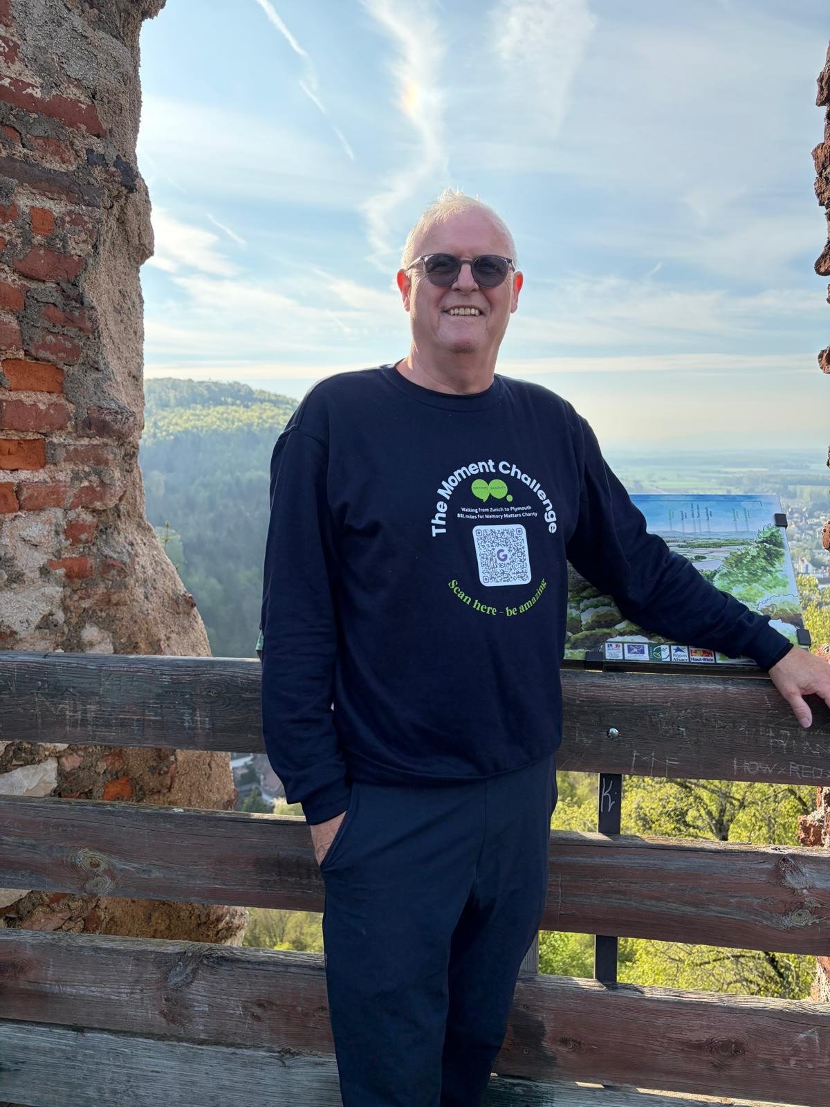 From quiet mountain moments&hellip;to powerful miles across Europe🌍🗻

But these moments in Oltingue aren&rsquo;t just beautiful views&hellip;
They are the quiet before the next miles, the quiet behind an incredible mission.

Clive is walking from Z