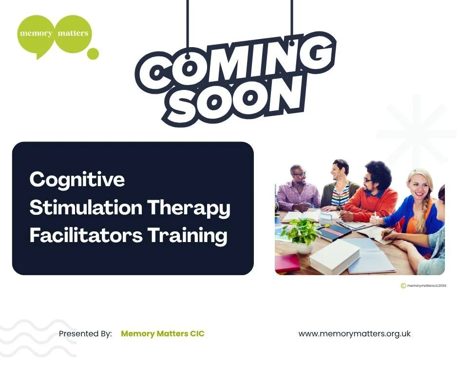 🚨 **COMING SOON!** 🚨

We are so excited to announce that a brand new, updated version of our Online Cognitive Stimulation Therapy Facilitators Training is coming soon! 🧠✨

We have been busy refreshing and updating the training to make it even more