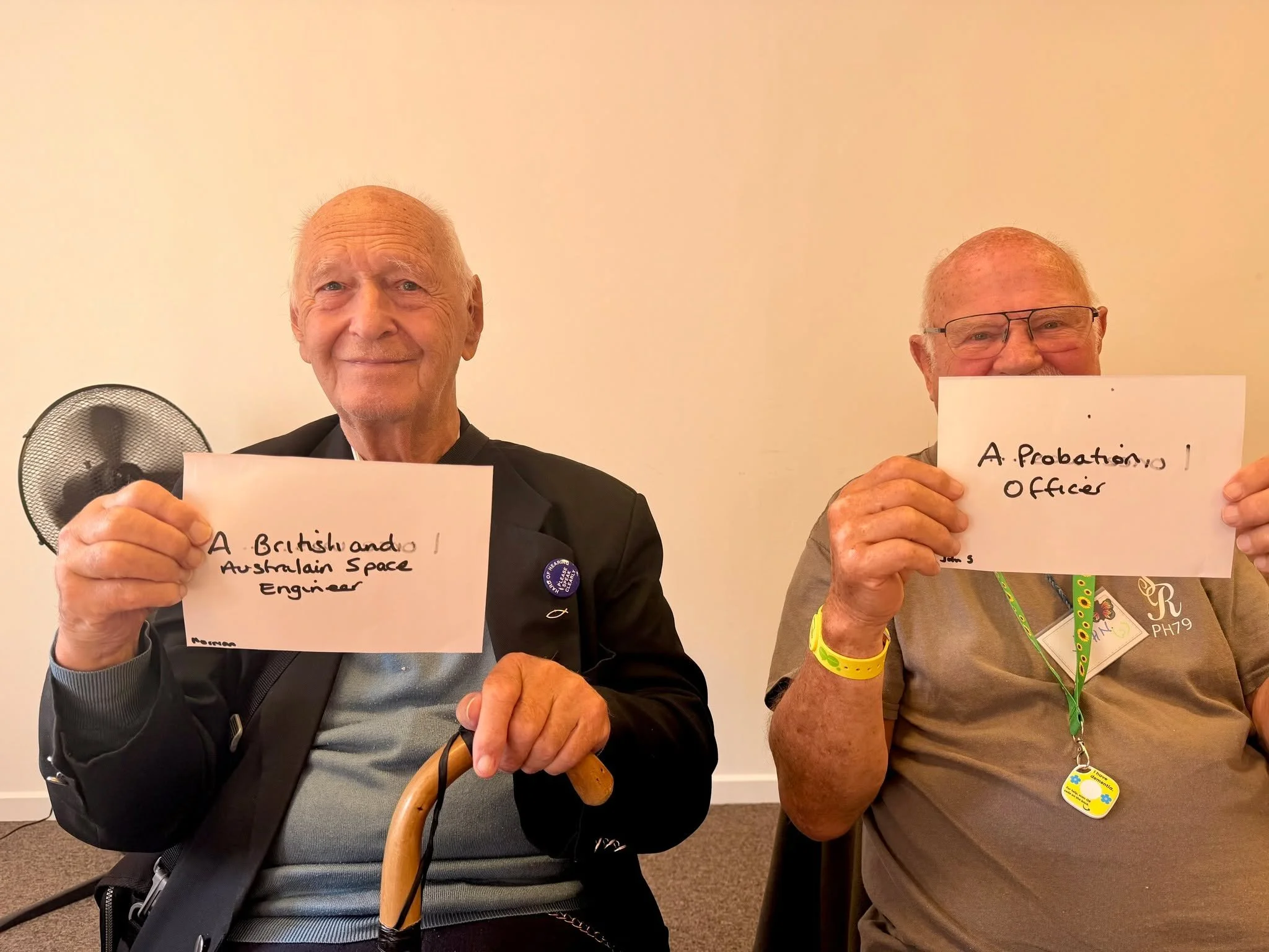 💭 I once was&hellip;

We asked our lovely Memory Caf&eacute; group beneficiaries &amp; Carers to finish the sentence and we weren&rsquo;t quite prepared for the amazing stories that followed...

From plumbers and caf&eacute; assistants to shop owner