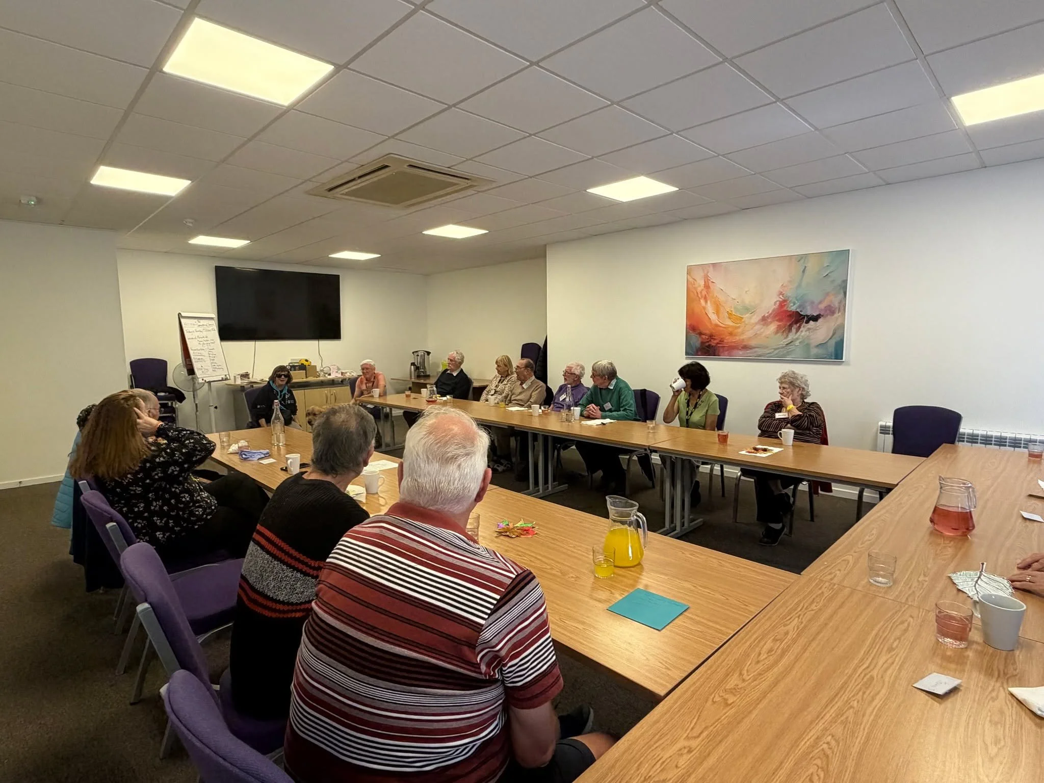 We were delighted to welcome Trudy and her guide dog, Kai El, to our CST+ group in Plymouth for a truly inspiring visit! 🐾💚

Trudy shared her personal story with us, explaining the incredible difference Kai El has made to her life. From building co