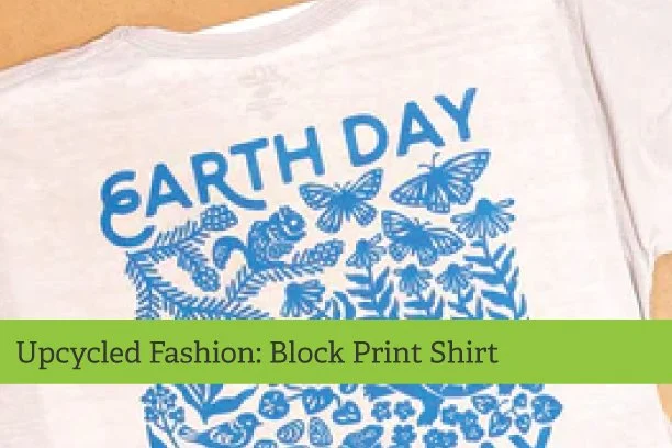 Upcycled Fashion: Block Print Shirt