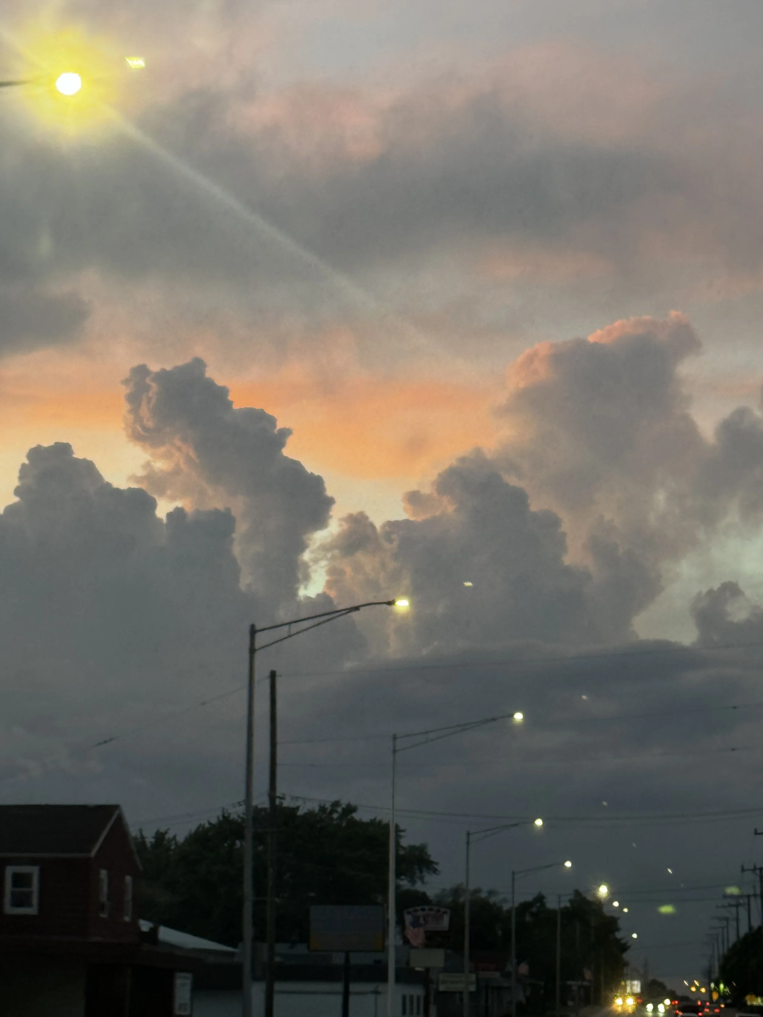A view I caught while driving, a risk worth taking lol