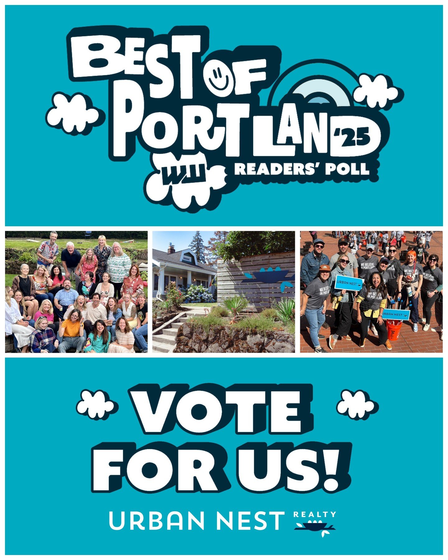 Guess who&rsquo;s back, back again? 👀
Yep&mdash;it&rsquo;s us! Urban Nest is back on the Best of Portland 2025 ballot, and we&rsquo;d love your vote.

We show up for this city with care, intention, and a whole lot of heart&mdash;and now we need your
