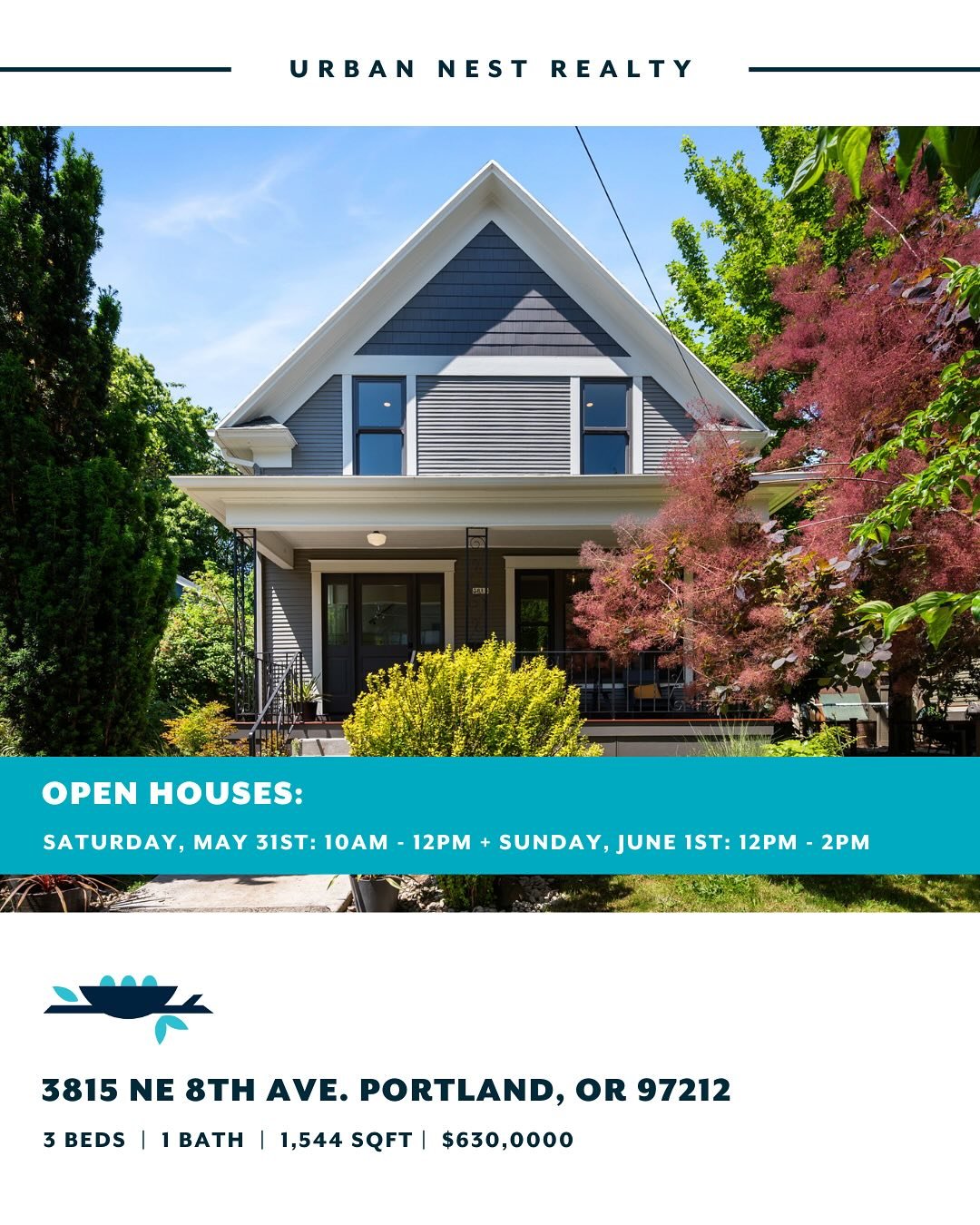 This weekend&rsquo;s homes are bringing the charm, the space, and the sunshine. ☀️

From Portland classics to West Linn retreats and a Milwaukie midcentury moment &mdash; there&rsquo;s something for everyone. 

Pop by, say hello, and let&rsquo;s find
