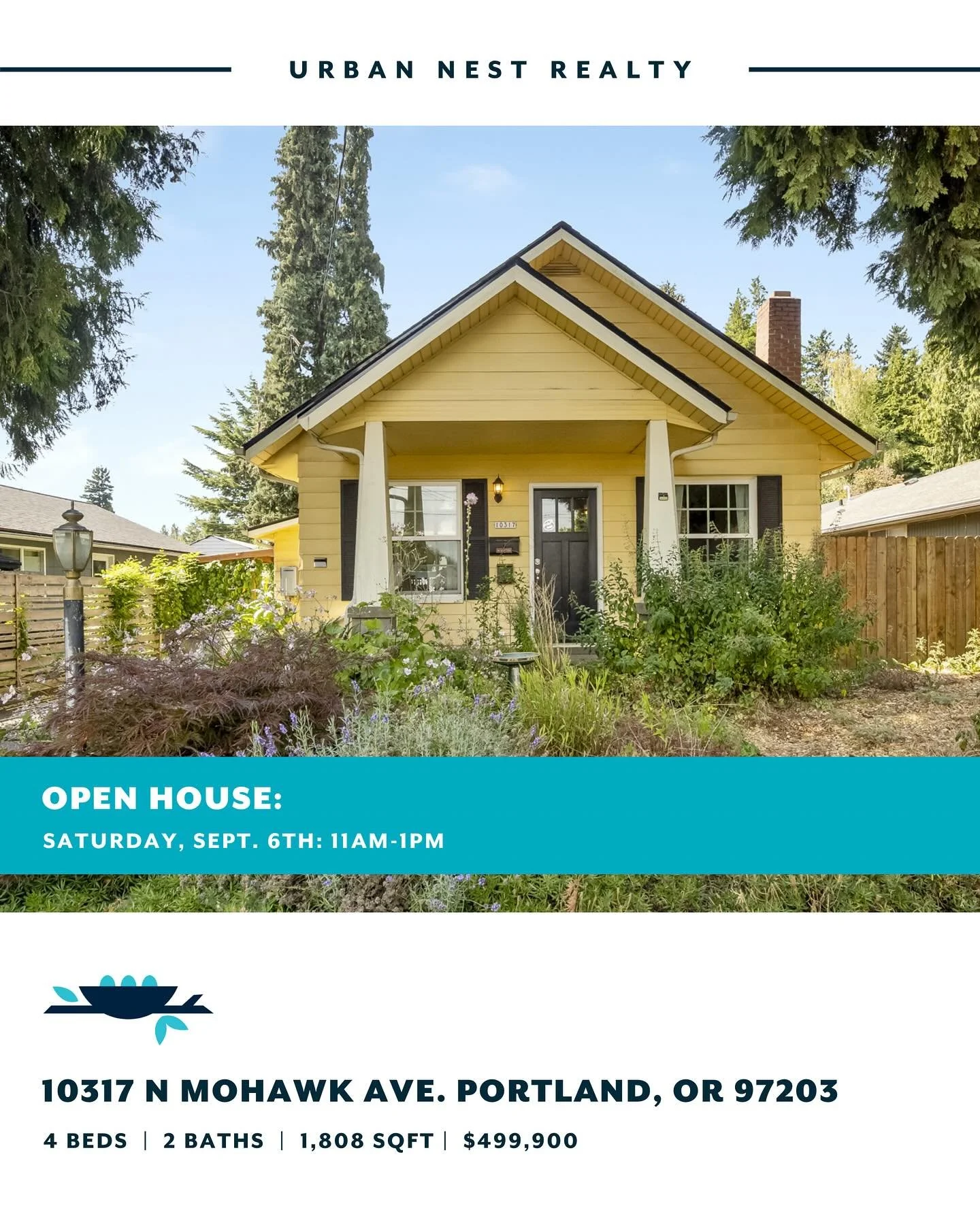 Things are BUSY this weekend! ✨ Lots of great homes hitting the market, just because summer is winding down doesn&rsquo;t mean the market is slowing. Come say hi and tour these beauties. 

🏡 Saturday, September 6th:

10317 N Mohawk Ave. Portland, OR