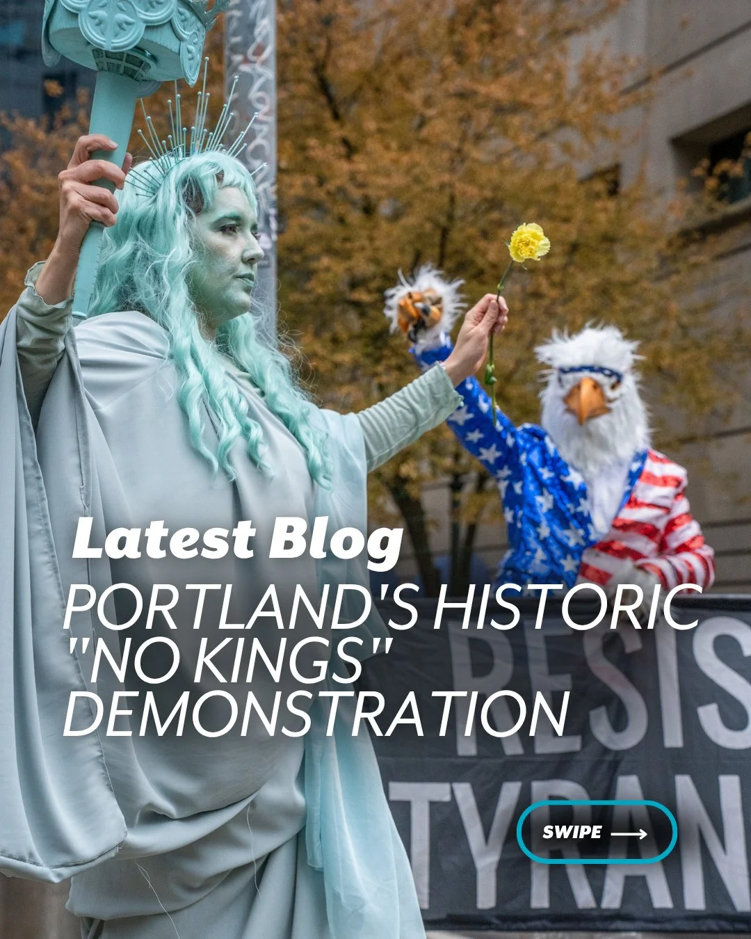🏛️ On October 18, Portland made history as 40,000 voices joined together in one of the largest &quot;No Kings&quot; demonstrations nationwide. A few of our agents were there to witness this powerful display of civic engagement that defines Portland'