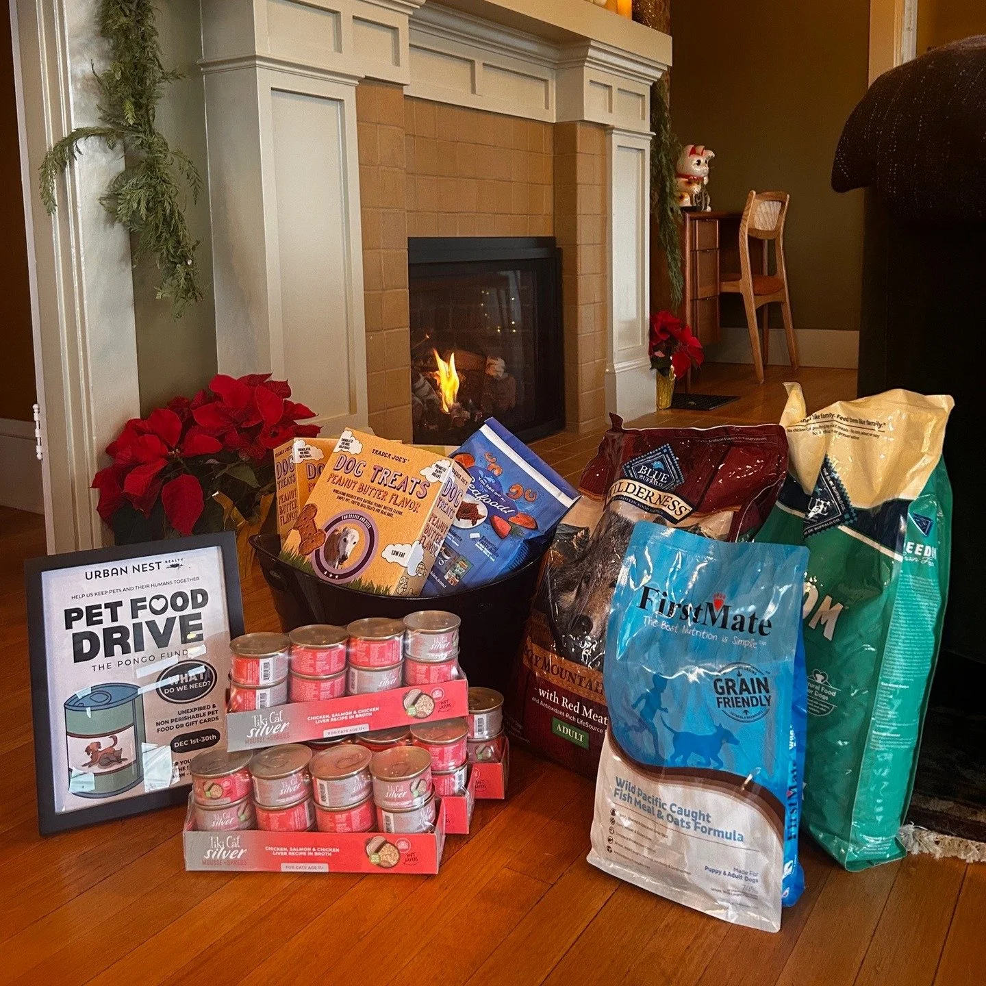 Look at this pile of goodness! 🐶🐱💛

Thanks to your generosity, our pet food drive for The Pongo Fund already off to an amazing start.

We&rsquo;re keeping it going all December and would love your help! If you&rsquo;ve got extra non-perishable, un