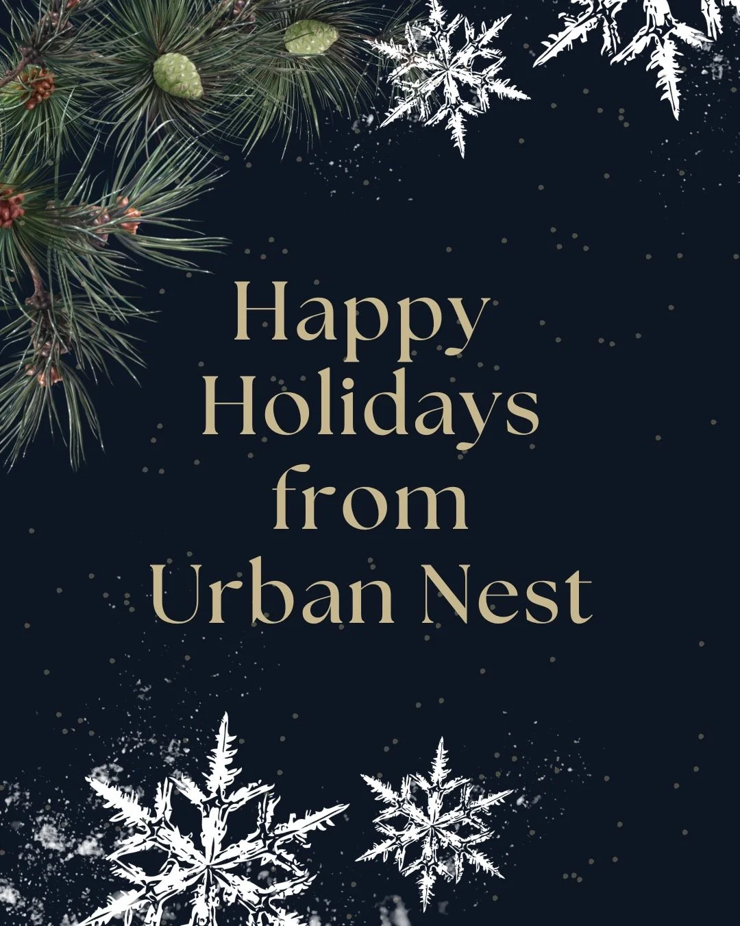 We&rsquo;re feeling extra grateful for our clients, vendors, neighbors, and Nesters who make this community so special. Wishing you lots of happy moments at home this season. Happy holidays from all of us at Urban Nest 🏡