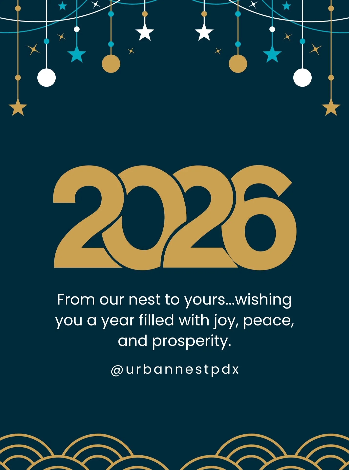 Happy New Year from all of us at Urban Nest! 🎉🎉🎉