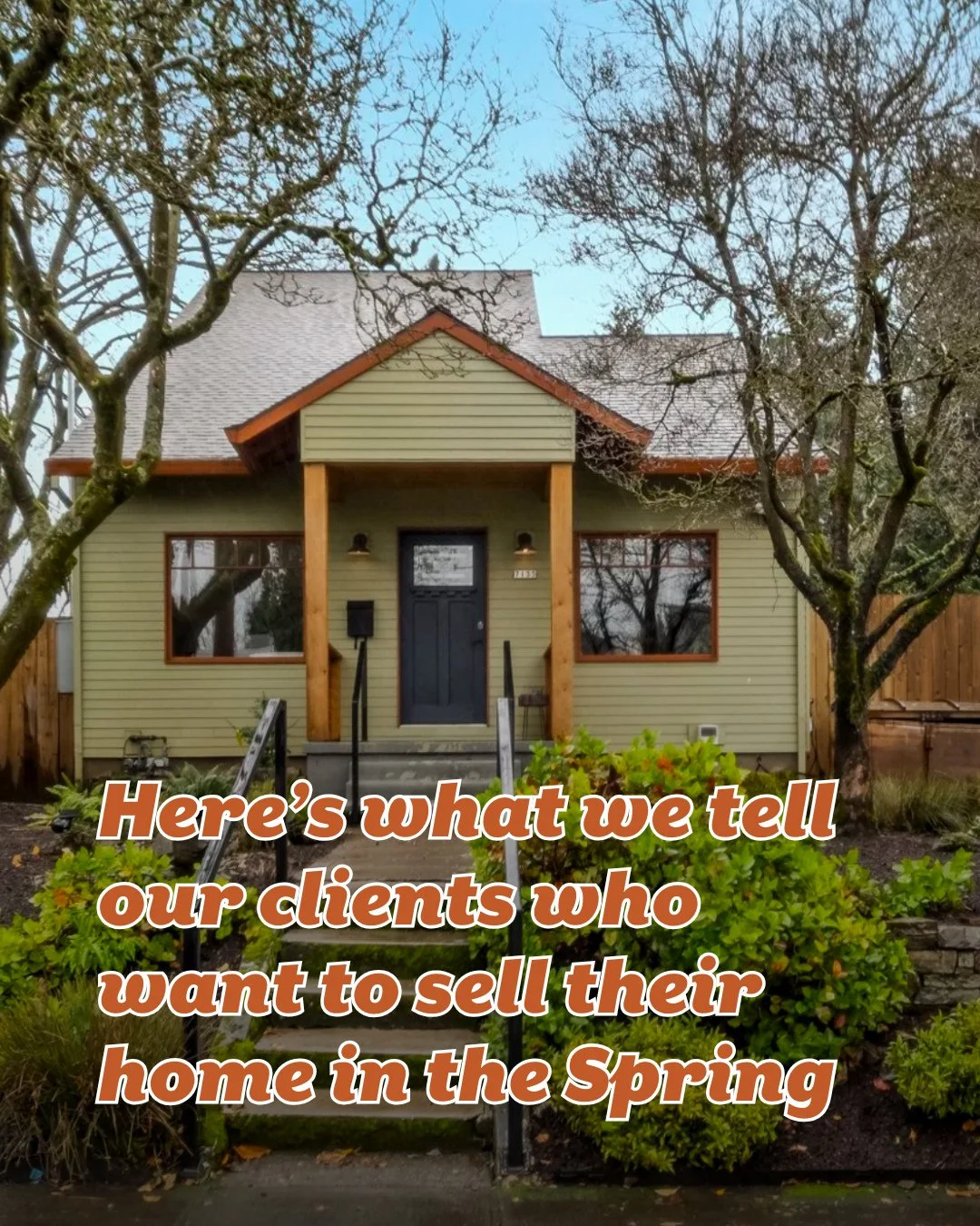 🏡 Spring is typically the best time to sell in the Pacific Northwest&mdash;but preparation starts NOW! ⁠
⁠
These essential steps will help you get top dollar for your home. Swipe through to discover what you need to do today to ensure a successful s