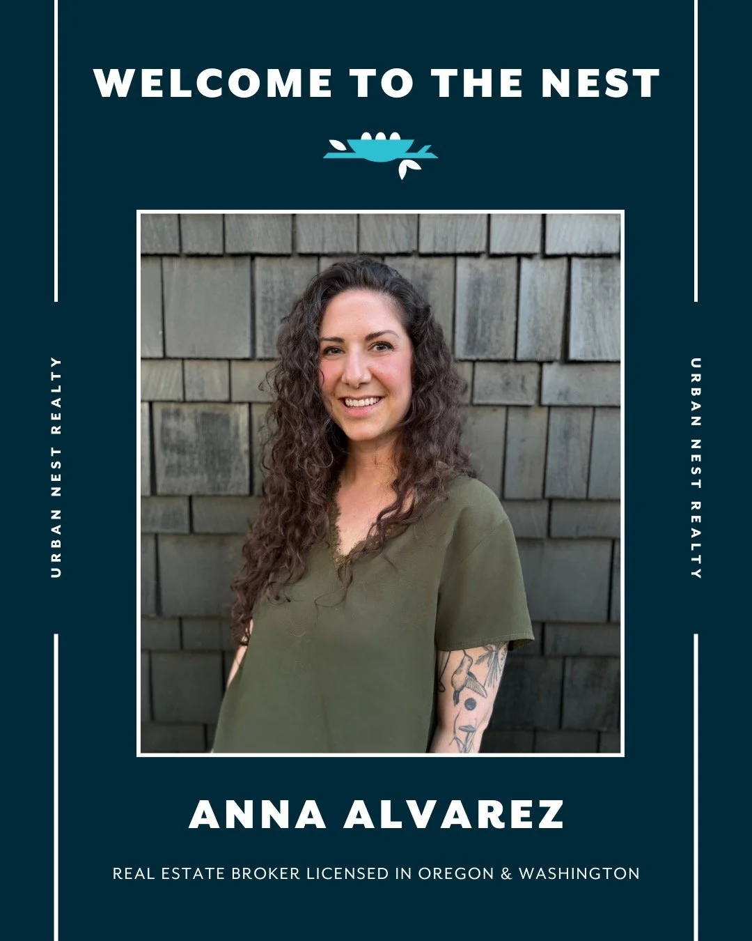 We&rsquo;re excited to announce that Anna Alvarez has joined the Urban Nest team!! She&rsquo;s a Portland local with five years of real estate experience and a great eye for homes and potential. She knows the Portland-metro market well and brings a t