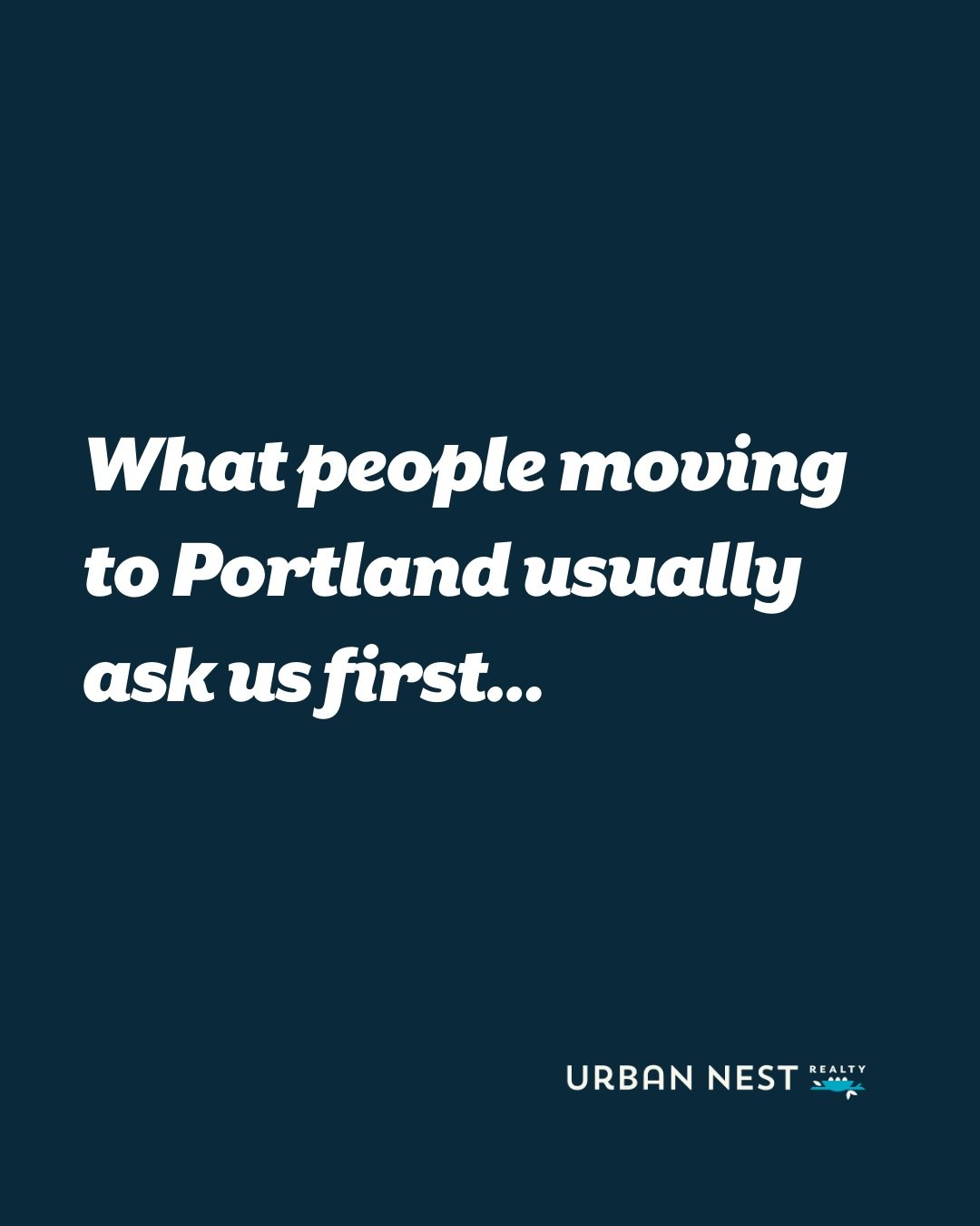 Being a realtor often turns us into our clients first friend in town. And we love it! 

We&rsquo;re not just finding a house, we&rsquo;re helping them find their people, spots, and rhythm here, and often we even end up friends. So when you&rsquo;re c