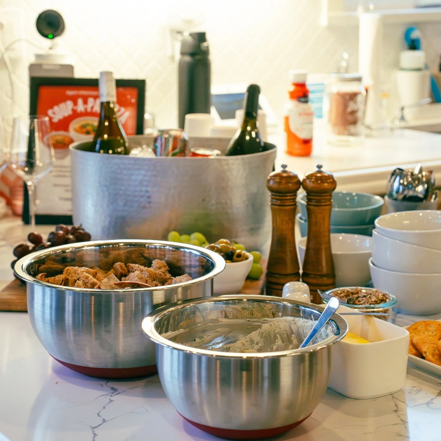 Our secret ingredient? Community.

Soup-a-palooza brought five soups (yes, five), a spinach dip that deserves its own award, babies passed from arm to arm, dogs making their rounds, and a few pours of Oregon&rsquo;s finest local wines.

Community is 