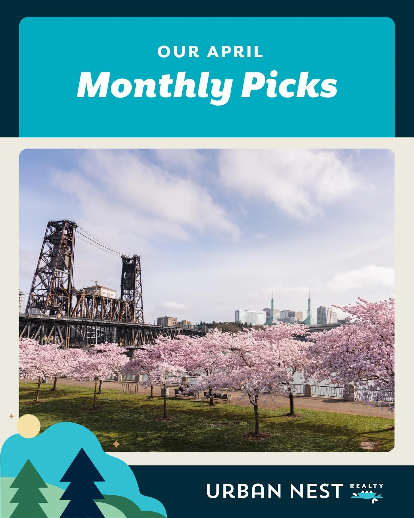 🌸 April is one of the best times to get out and enjoy everything Portland and SW Washington have to offer. 

🌸 With spring in full swing, the calendar is packed with events that celebrate creativity, community, good food, and fresh inspiration.

👉
